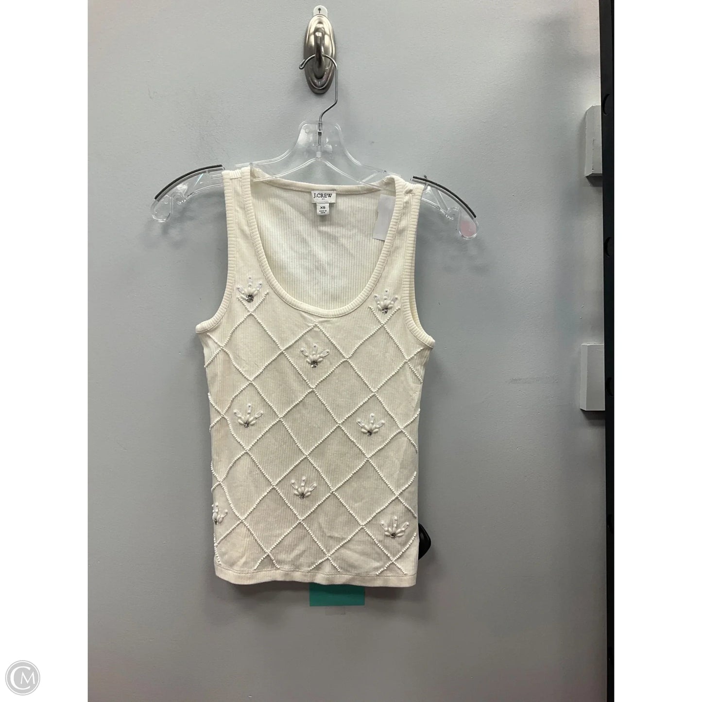 Tank Top By J. Crew In Cream, Size: Xs