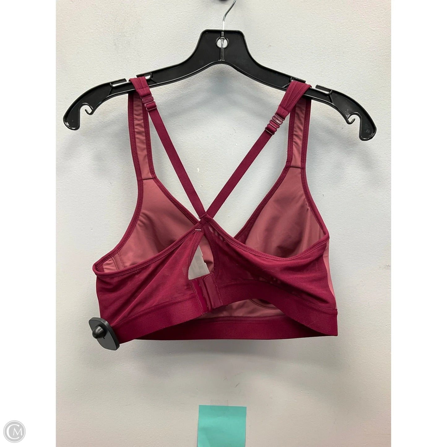Athletic Bra By Jockey In Maroon, Size: M