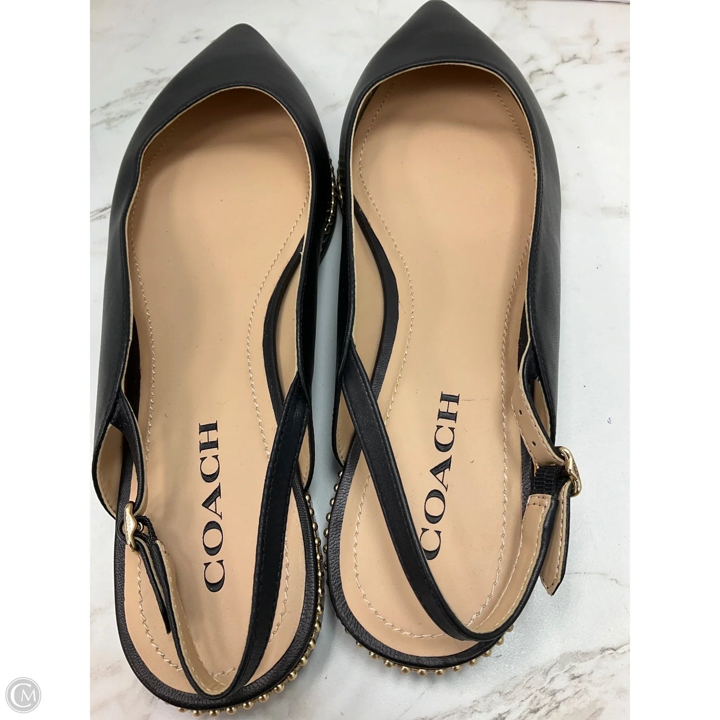 Shoes Designer By Coach In Black, Size: 10