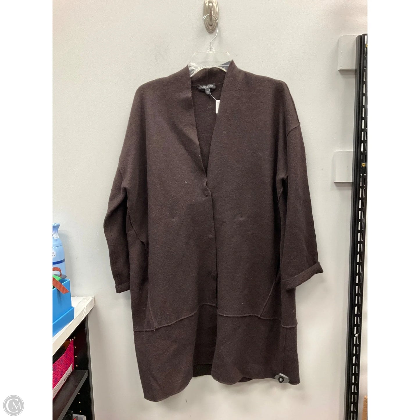 Jacket Other By Eileen Fisher In Brown, Size: Mp
