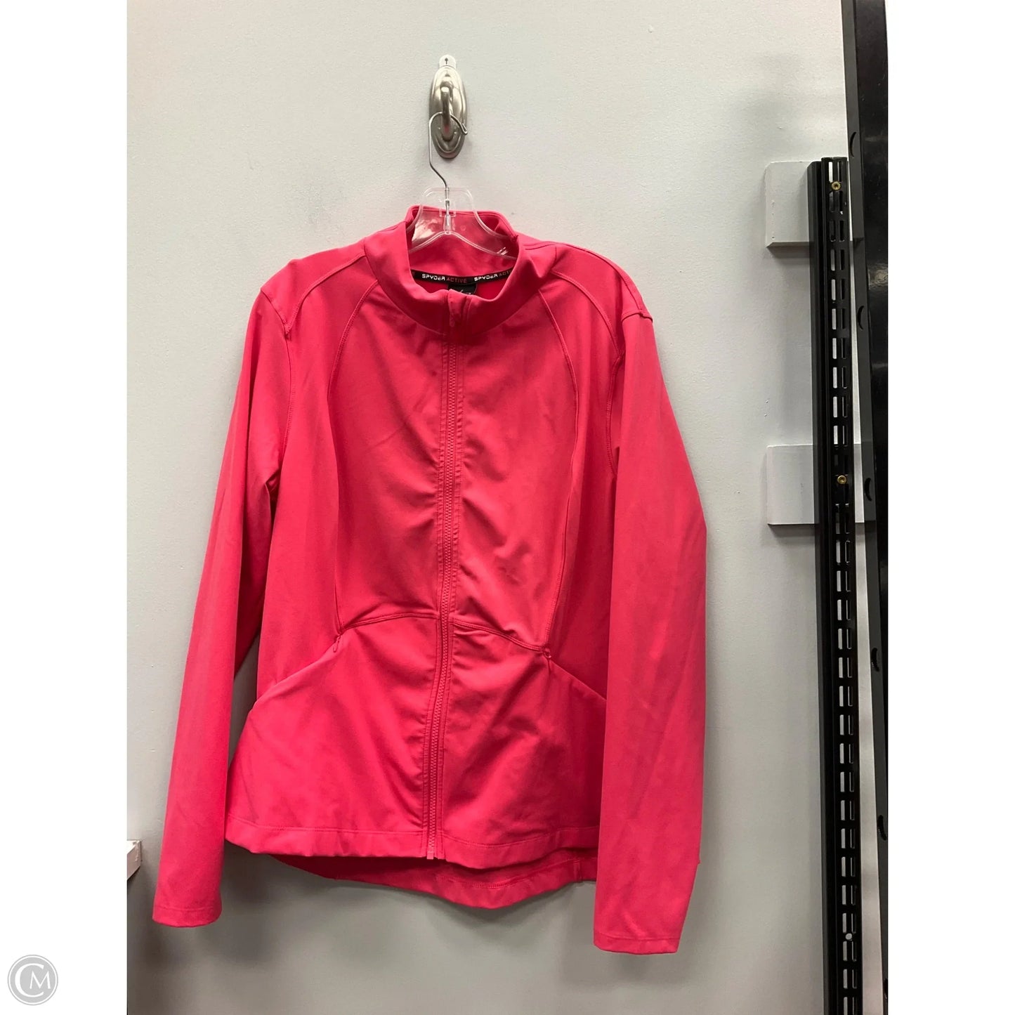 Athletic Jacket By Spyder In Pink, Size: Xxl