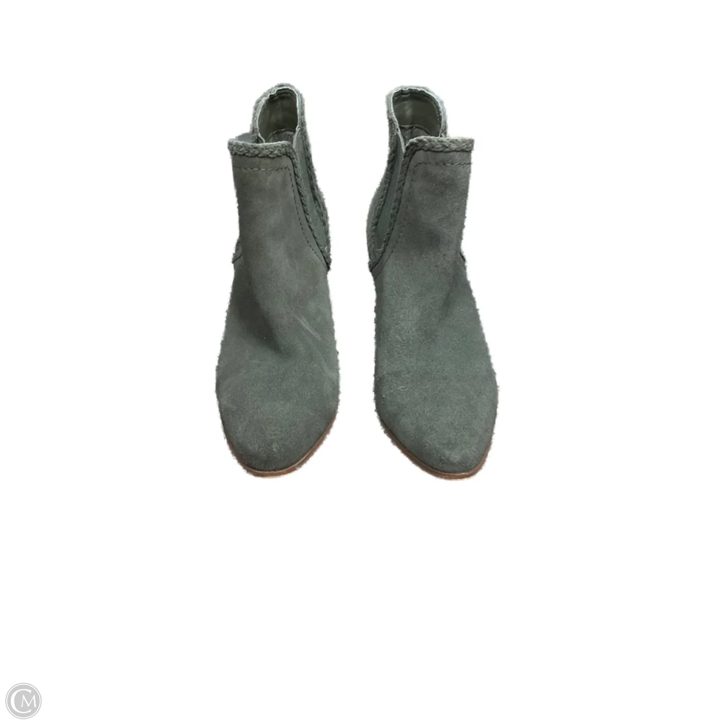 Boots Ankle Heels By Aldo In Green, Size: 7