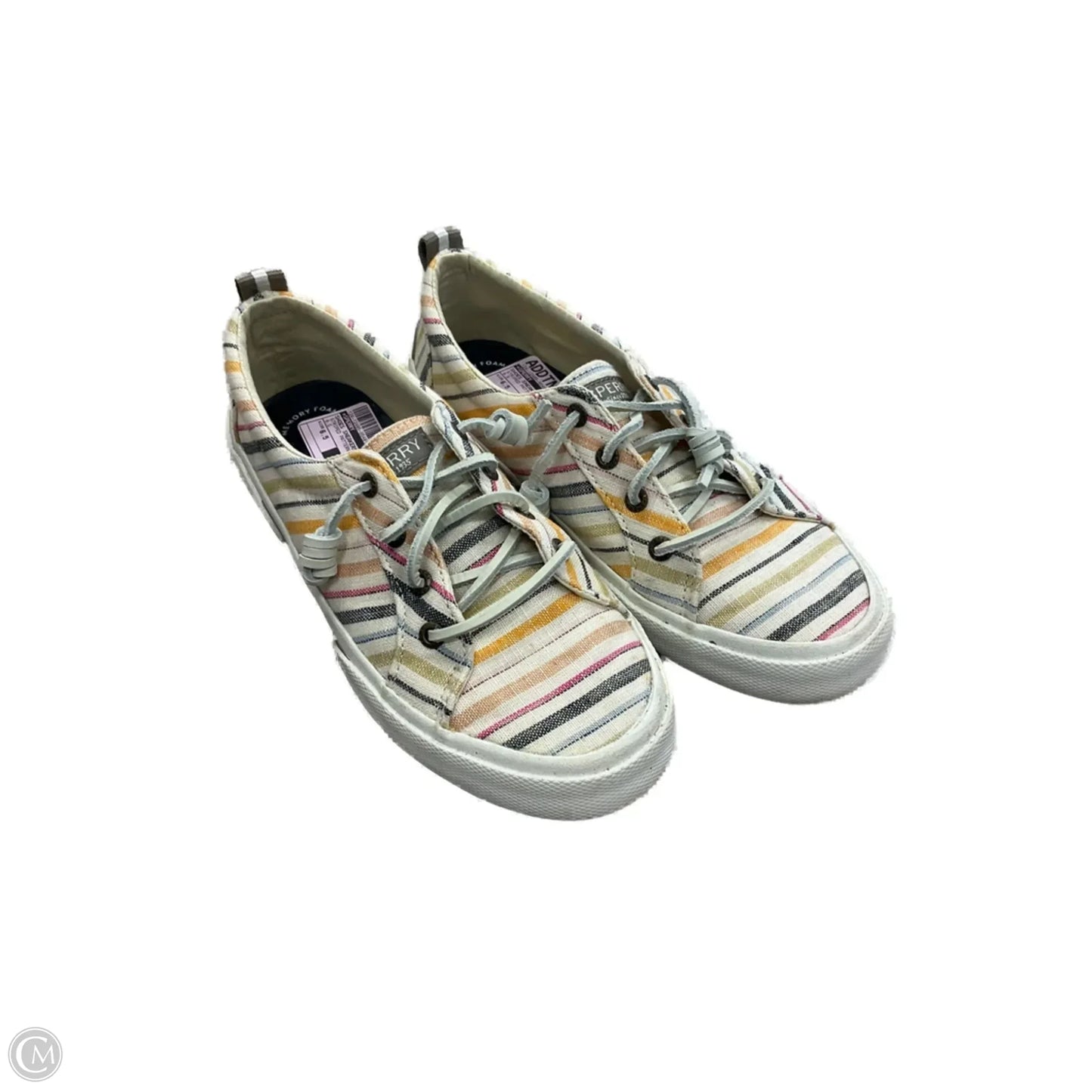 Shoes Sneakers By Sperry In Striped Pattern, Size: 6.5
