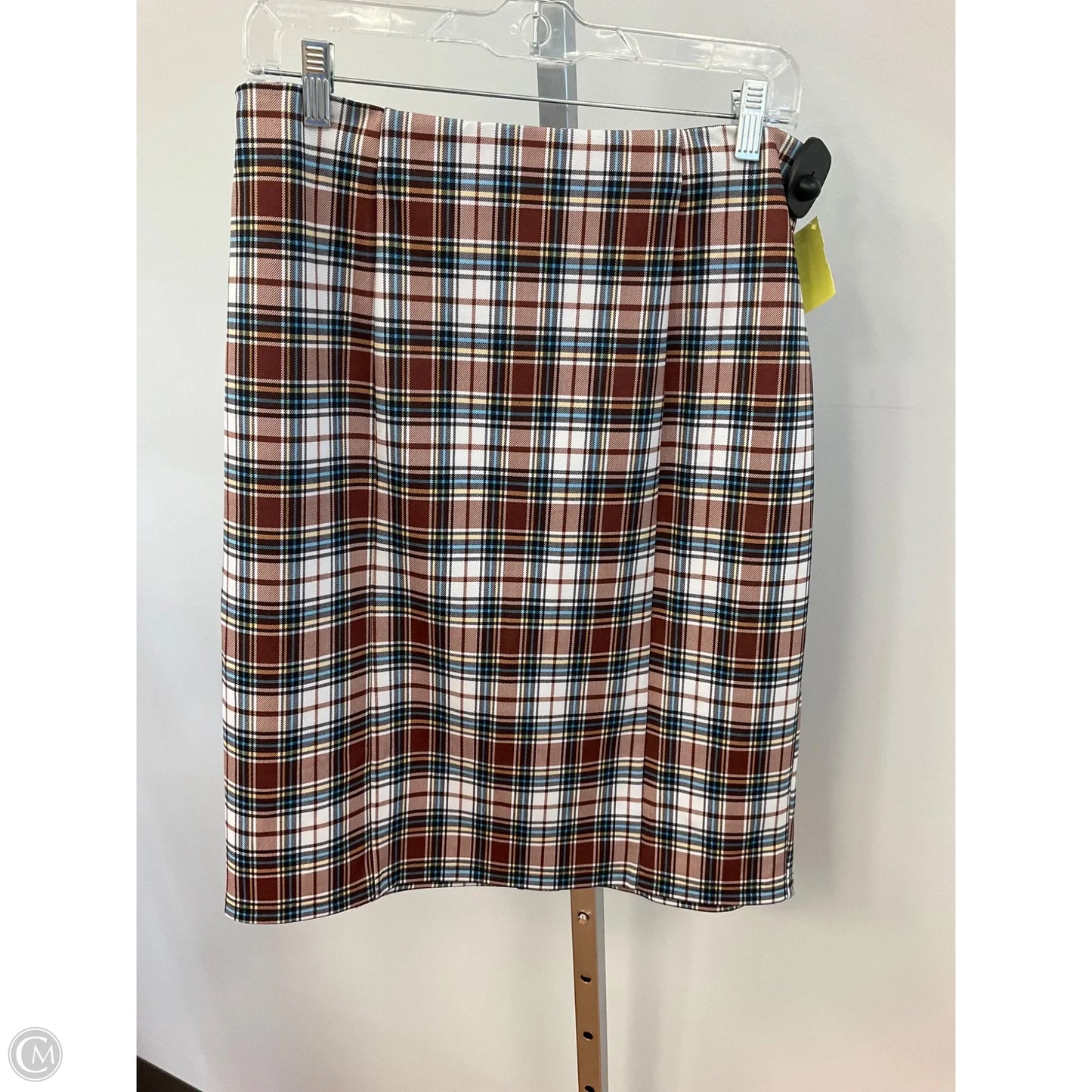 Skirt Mini & Short By Clothes Mentor In Plaid Pattern, Size: L