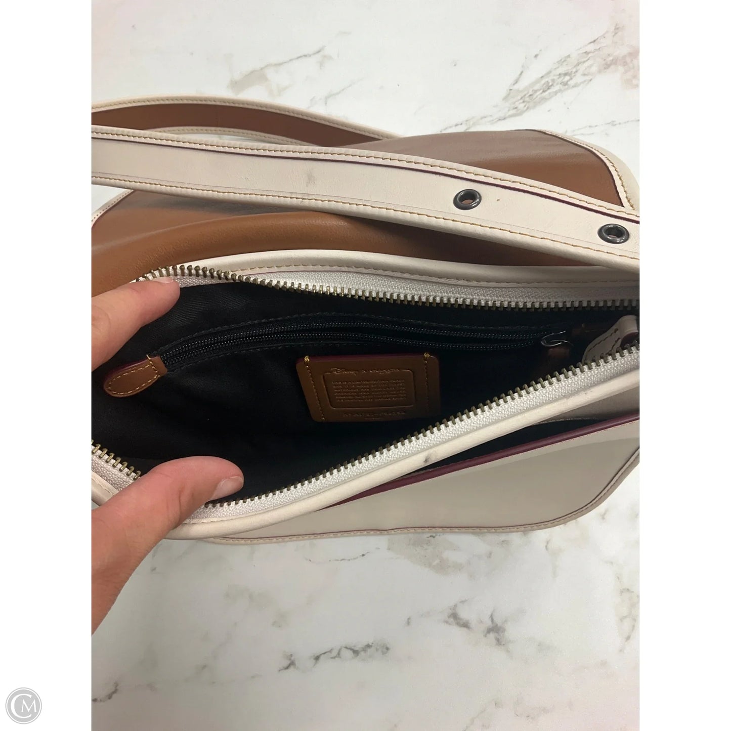 Crossbody Designer By Coach, Size: Medium