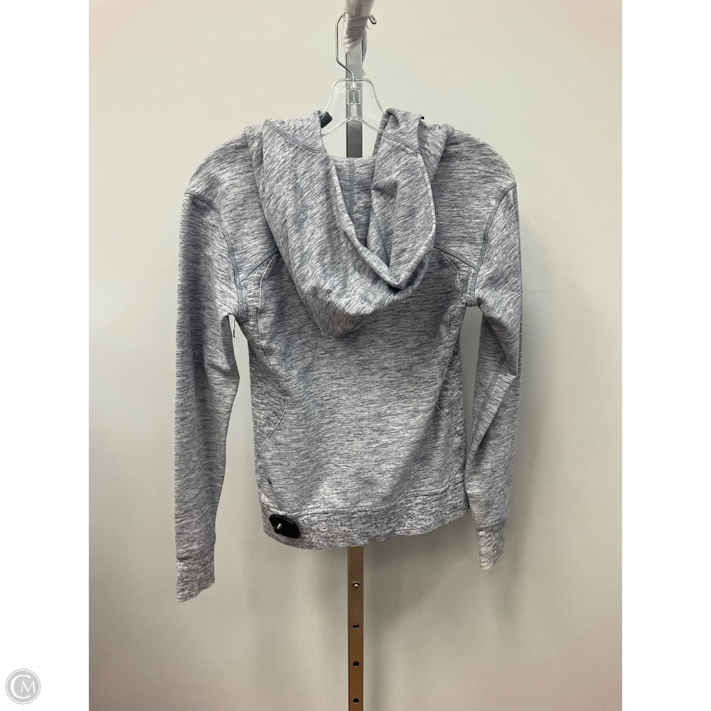 Athletic Sweatshirt Hoodie By Lululemon In Blue & White, Size: 2