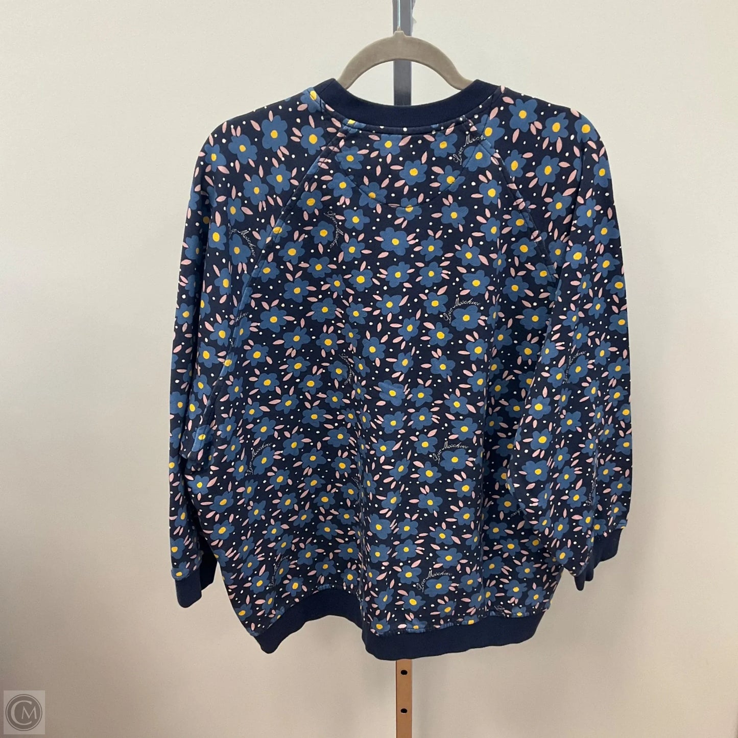 Top 3/4 Sleeve By Love Moschino In Floral Print, Size: S