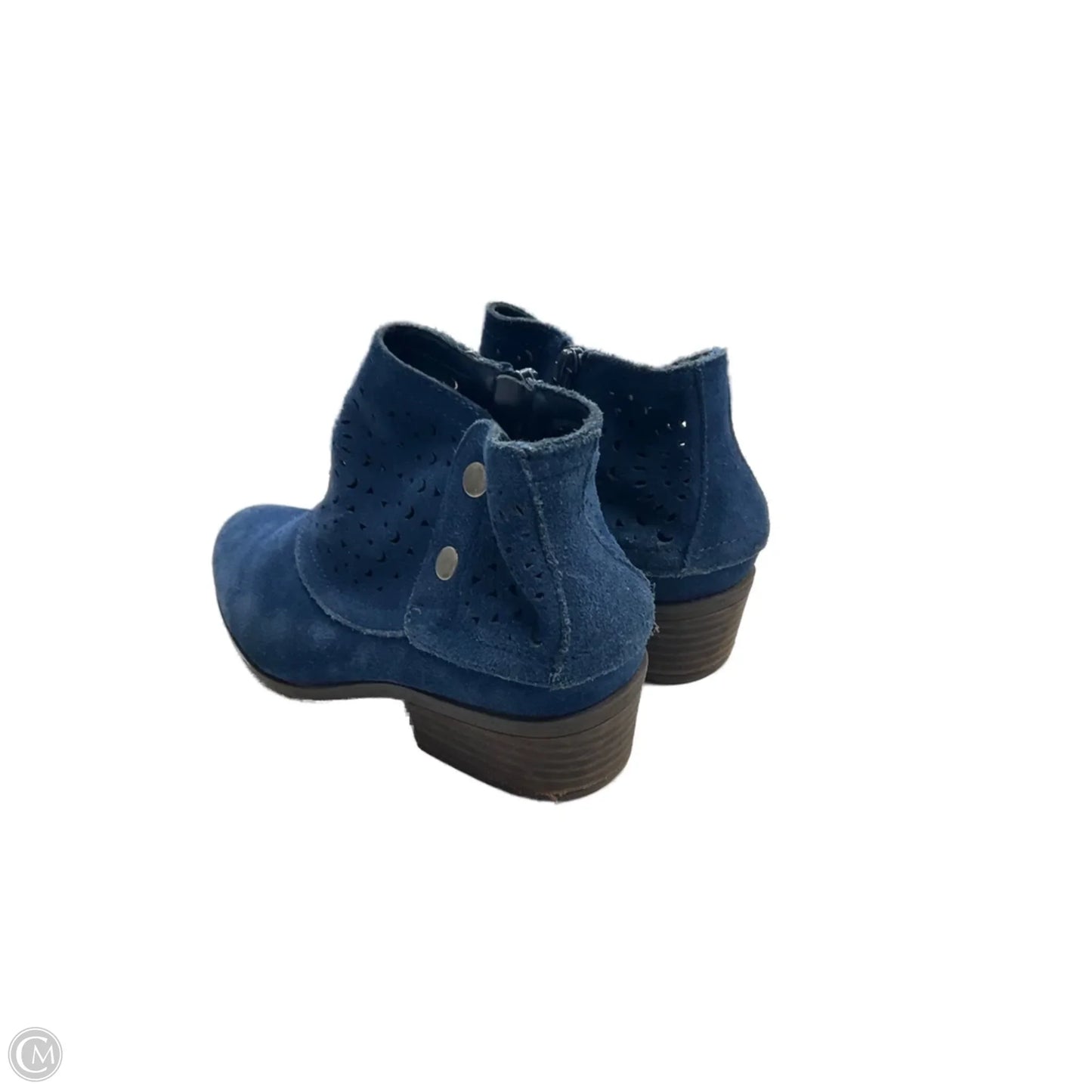Boots Ankle Heels By Bare Traps In Blue, Size: 8
