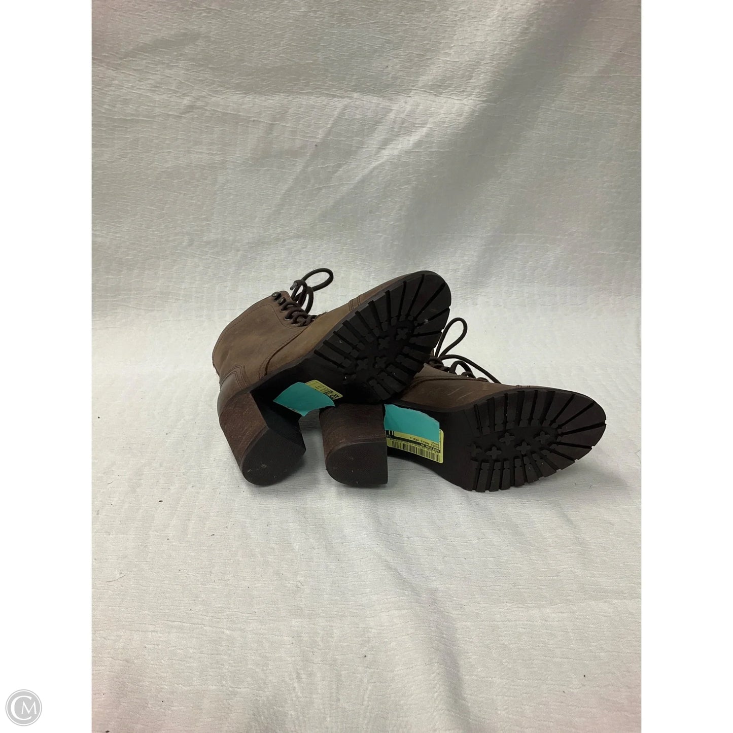 Boots Ankle Heels By Artisan Ny In Brown, Size: 7