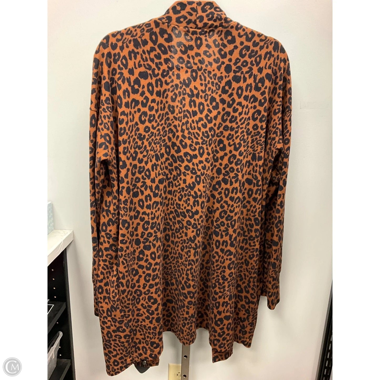Sweater Cardigan By Sanctuary In Animal Print, Size: L