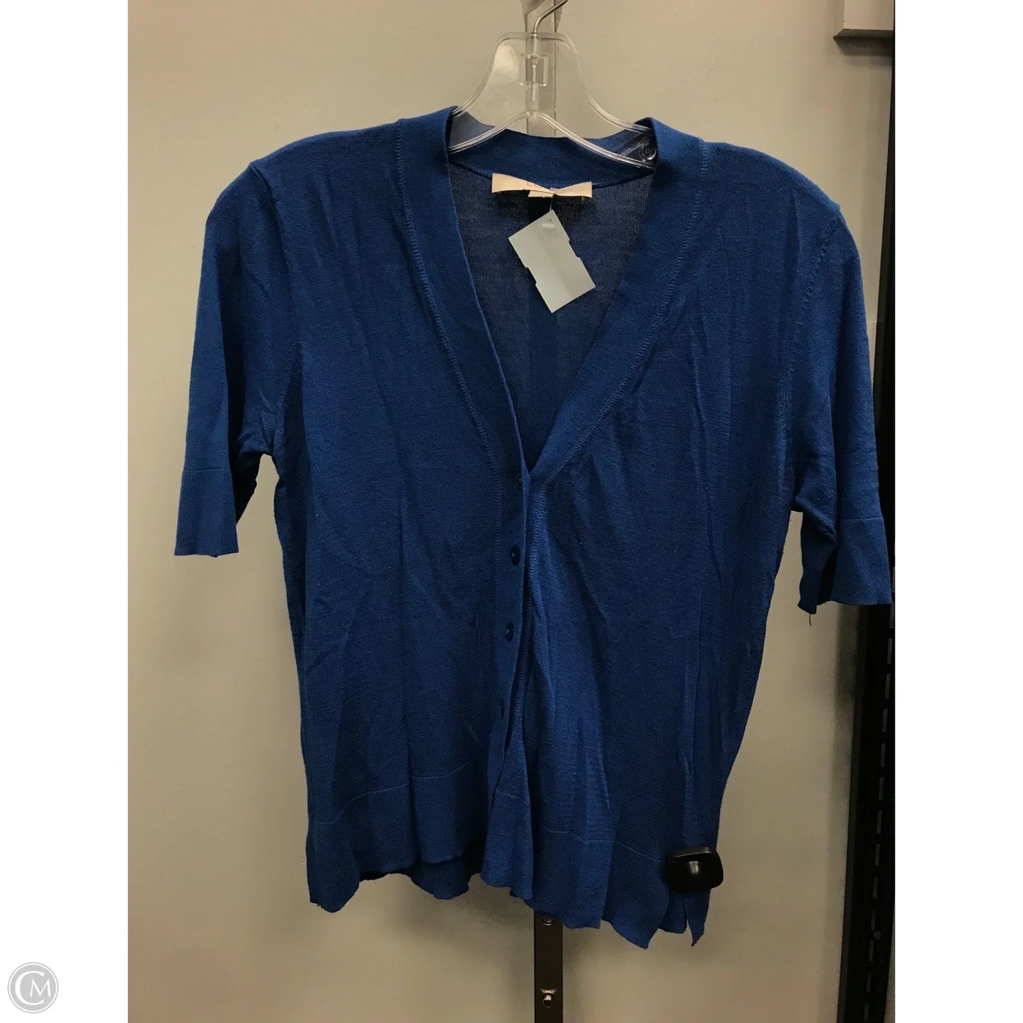 Top Short Sleeve By Loft In Blue, Size: S