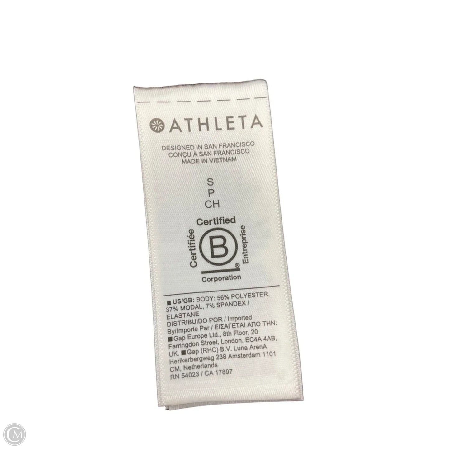 Athletic Top Long Sleeve Collar By Athleta In Brown, Size: Sp