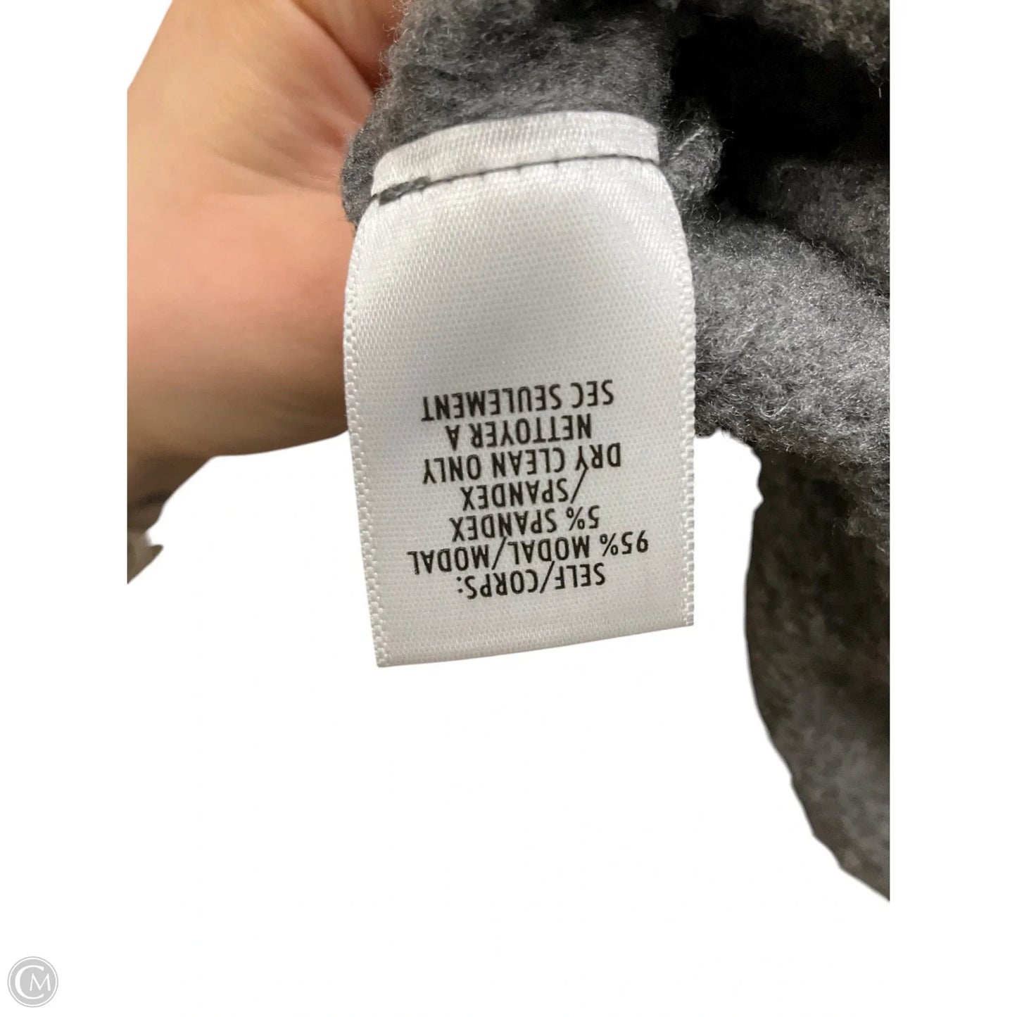 Top Long Sleeve By Bailey 44 In Grey, Size: S