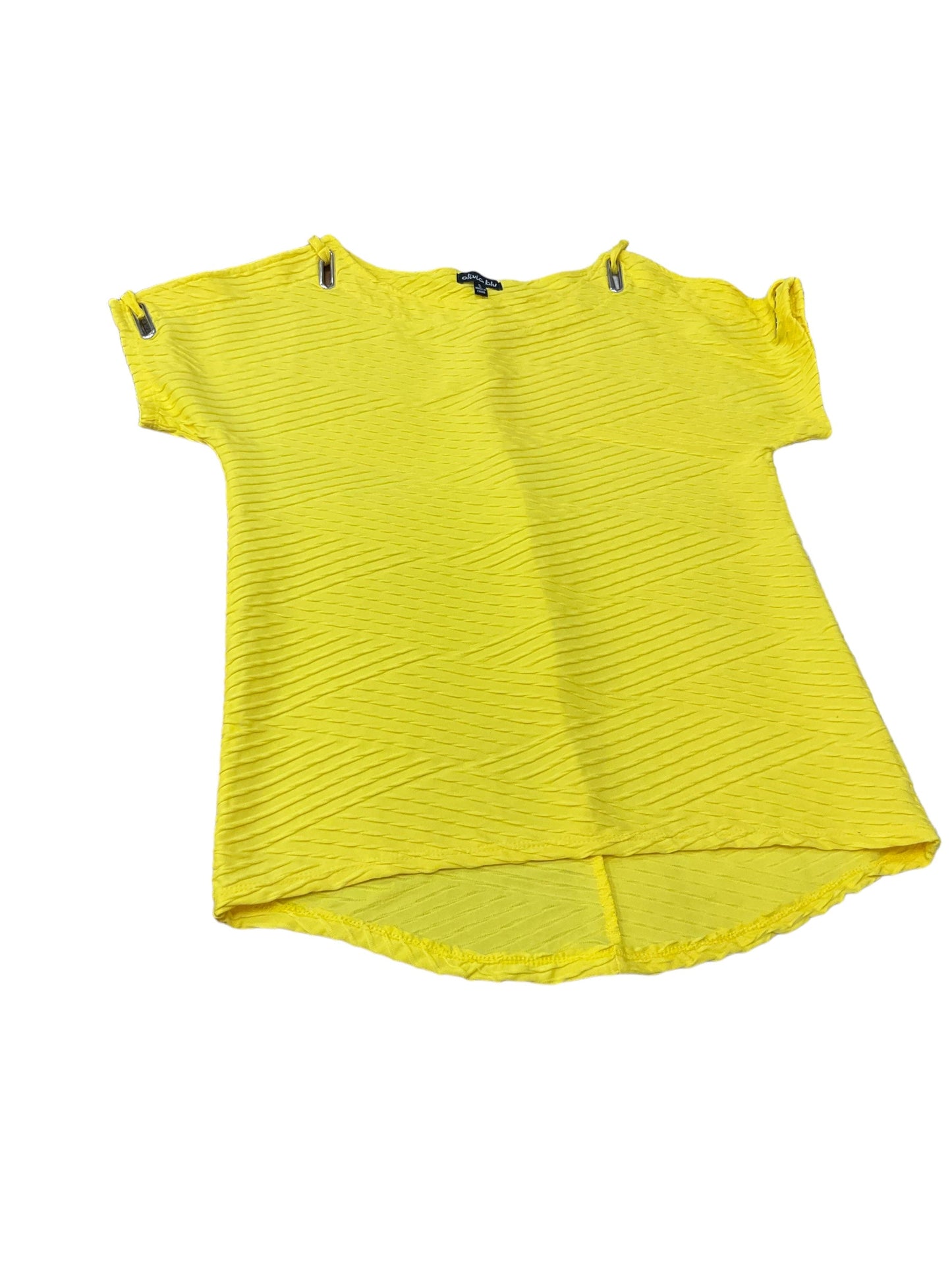 Top Short Sleeve By Olivia Blu Size: S