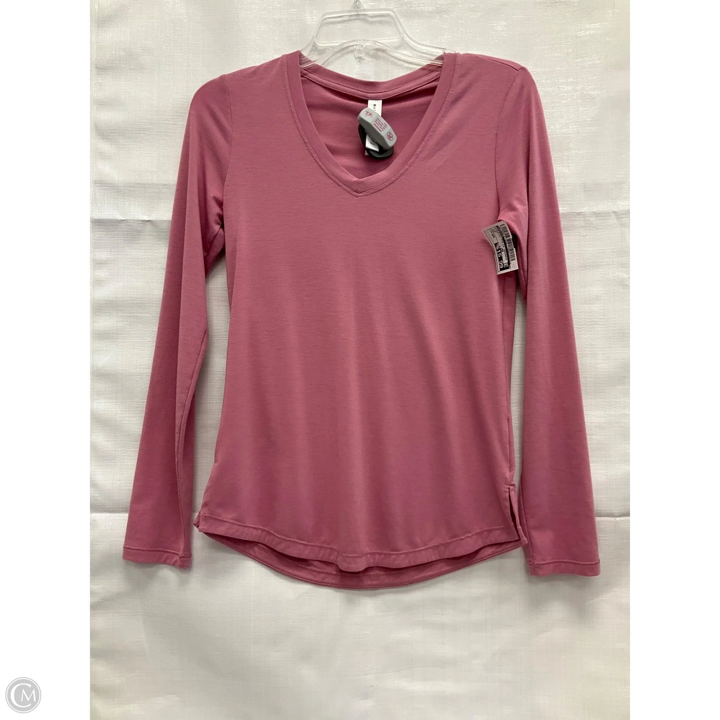Athletic Top Long Sleeve Crewneck By Athleta In Pink, Size: Xxs