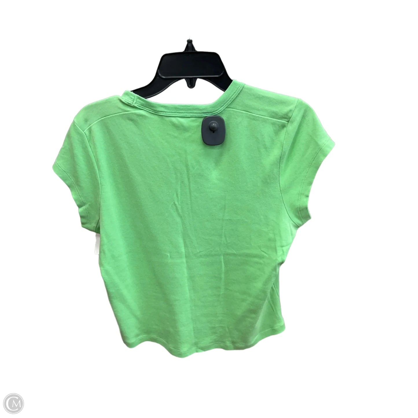 Top Short Sleeve By Tommy Hilfiger In Green, Size: L