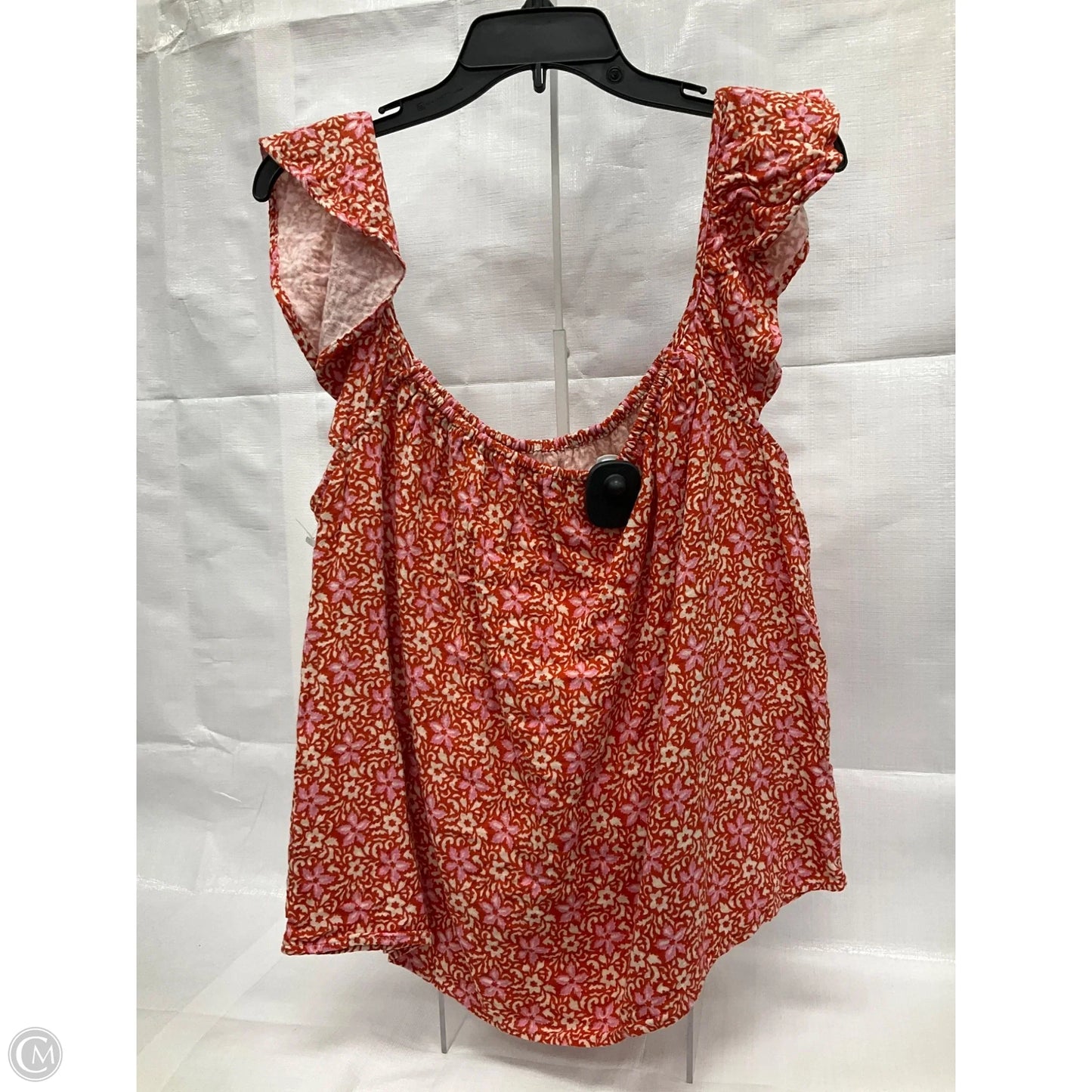Top Sleeveless By Ann Taylor In Orange, Size: Xl