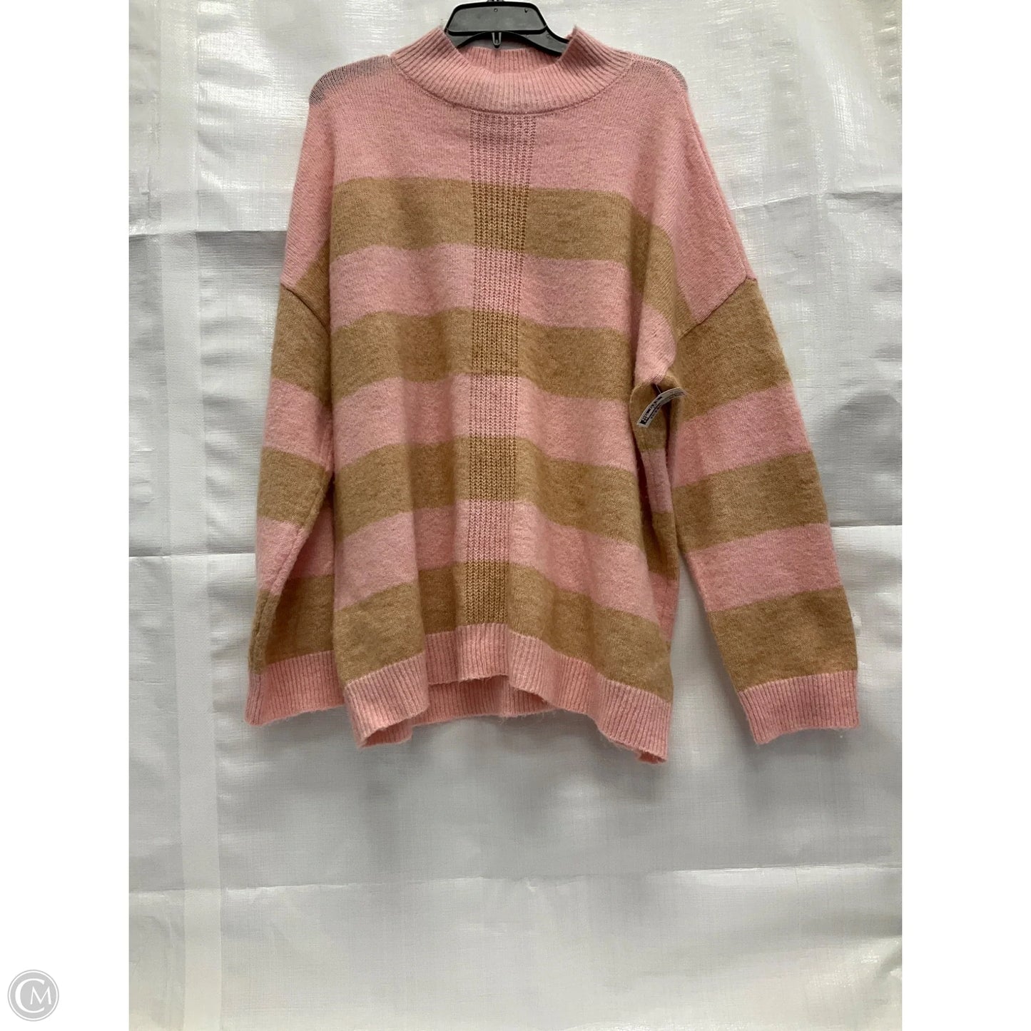 Sweater By Sanctuary In Pink & Tan, Size: 1x