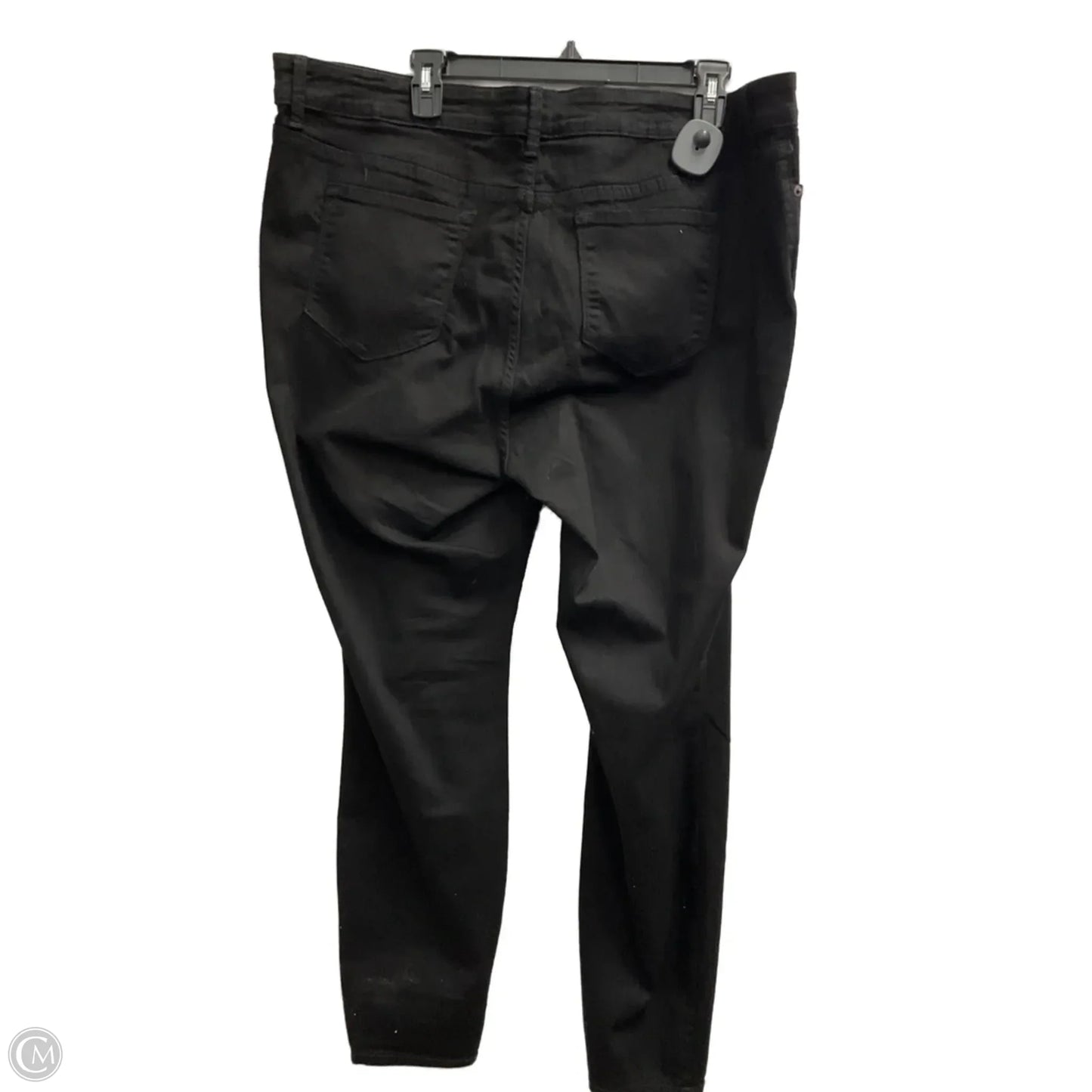 Jeans Skinny By Old Navy In Black Denim, Size: 22