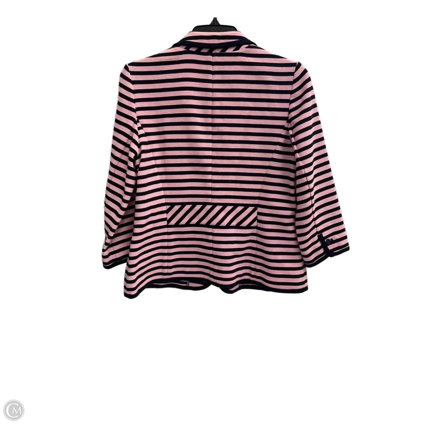 Blazer By Talbots In Striped Pattern, Size: Mp