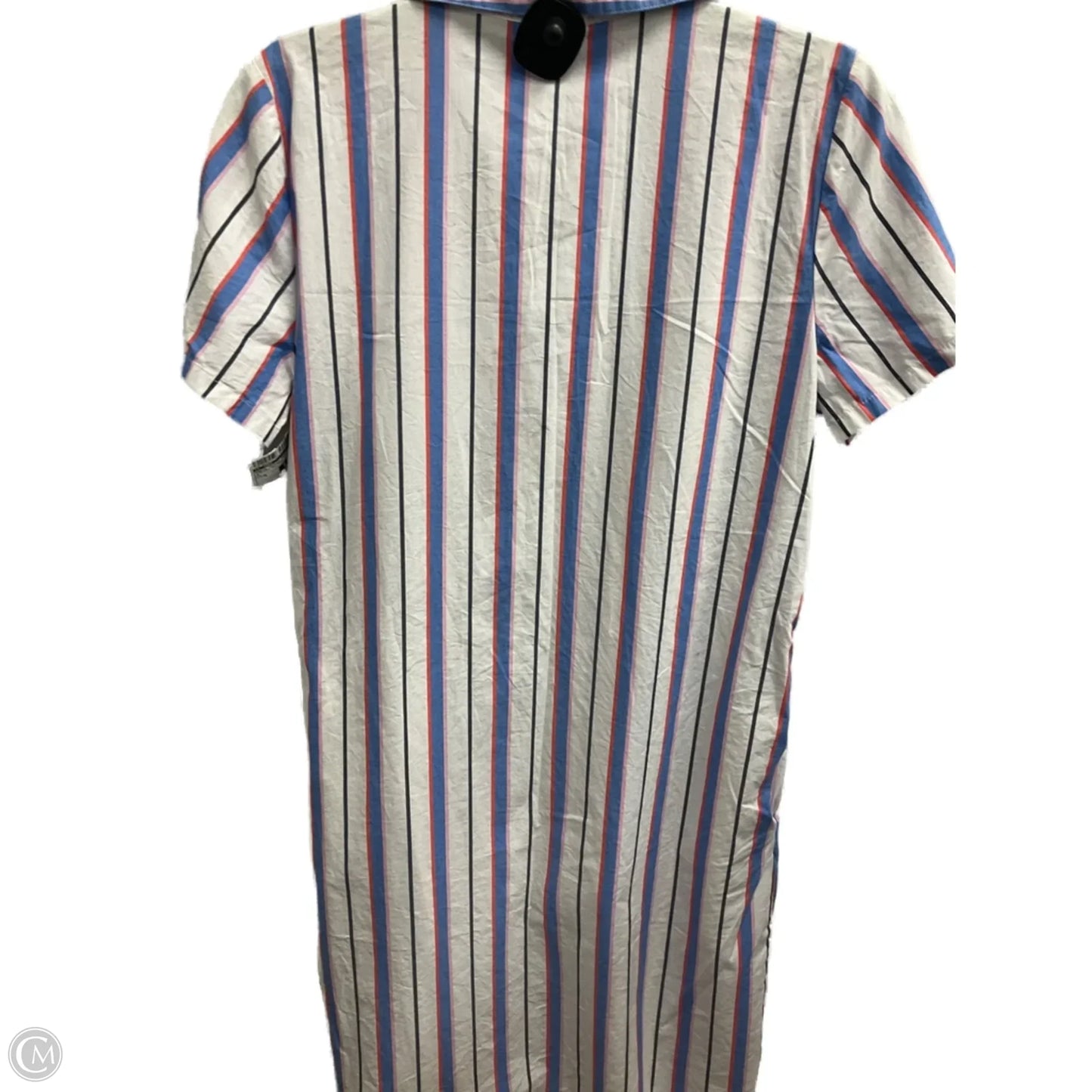 Dress Casual Midi By J. Crew In Striped Pattern, Size: M