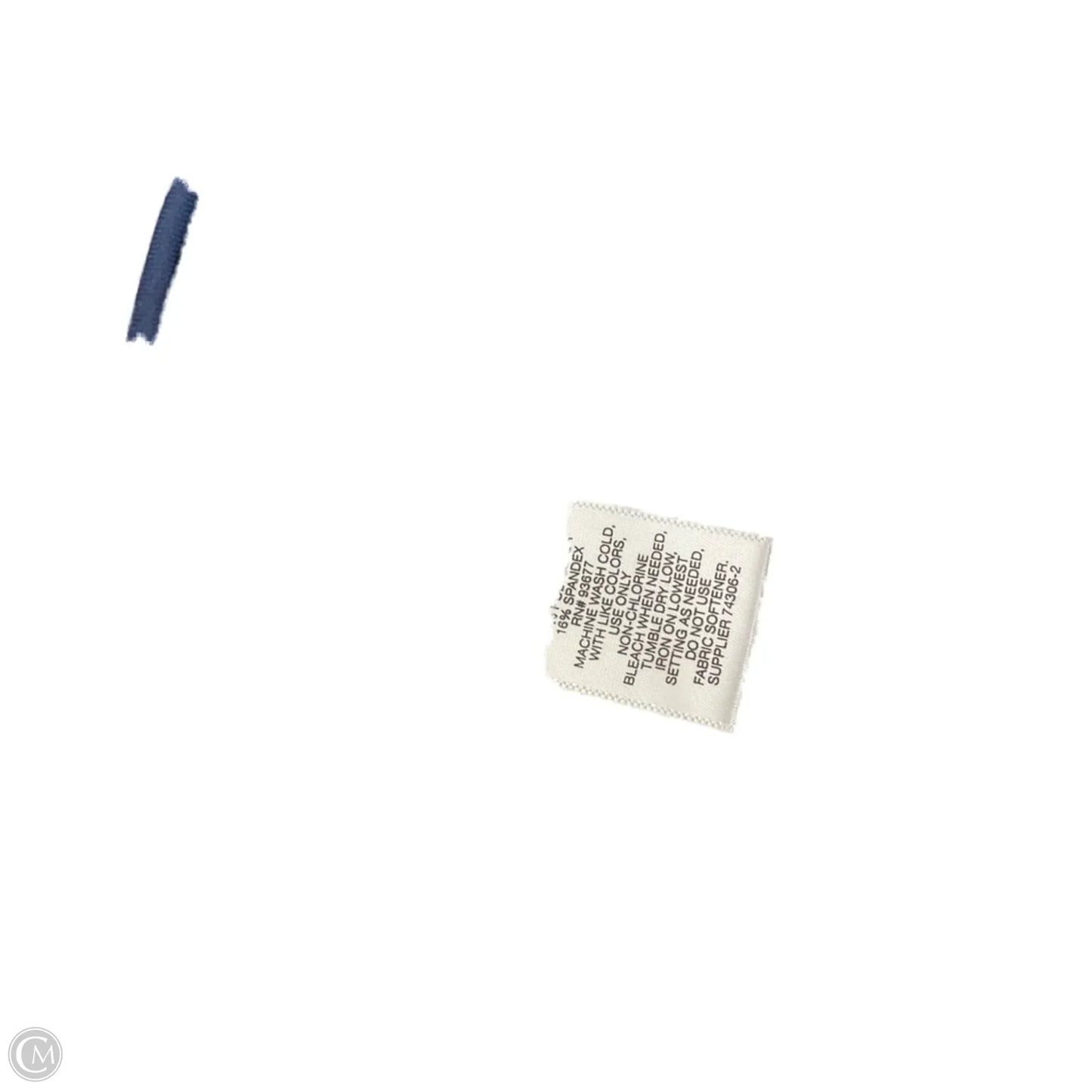 Athletic Leggings Capris By Liz Claiborne In Blue & Orange, Size: L