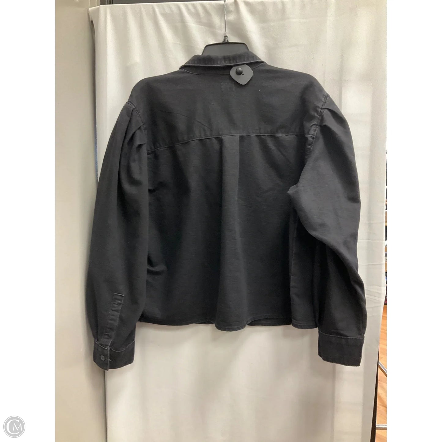 Blouse Long Sleeve By Levis In Black, Size: L