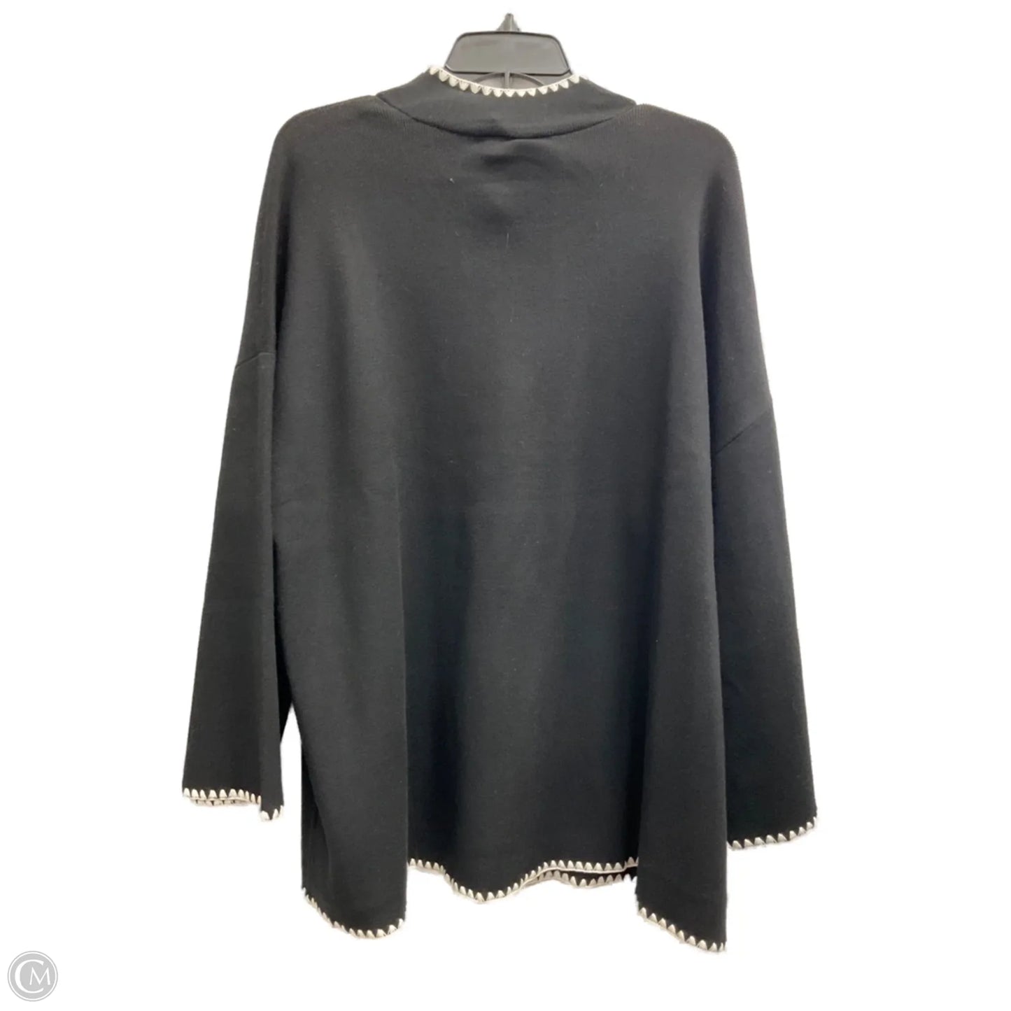 Cardigan By Lane Bryant In Black & White, Size: 1x