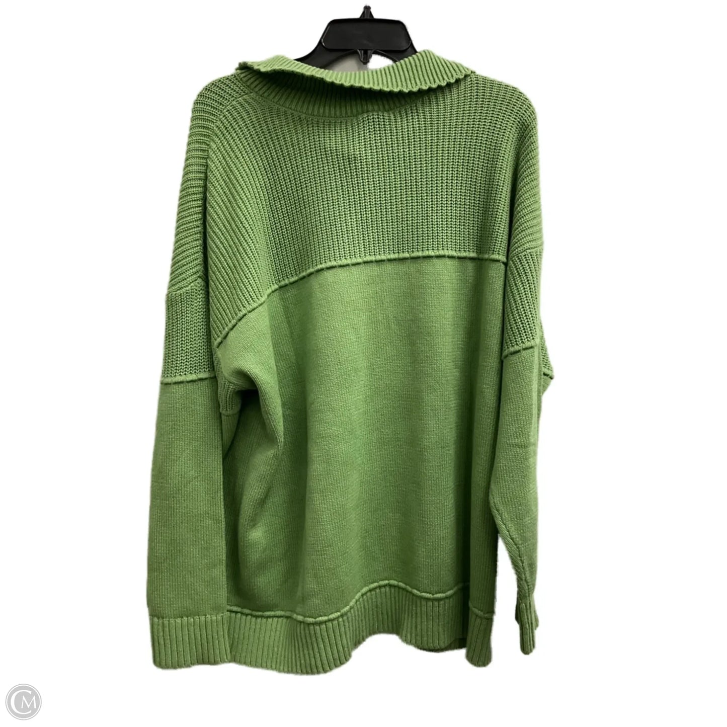 Sweater By Lane Bryant In Green, Size: 1x