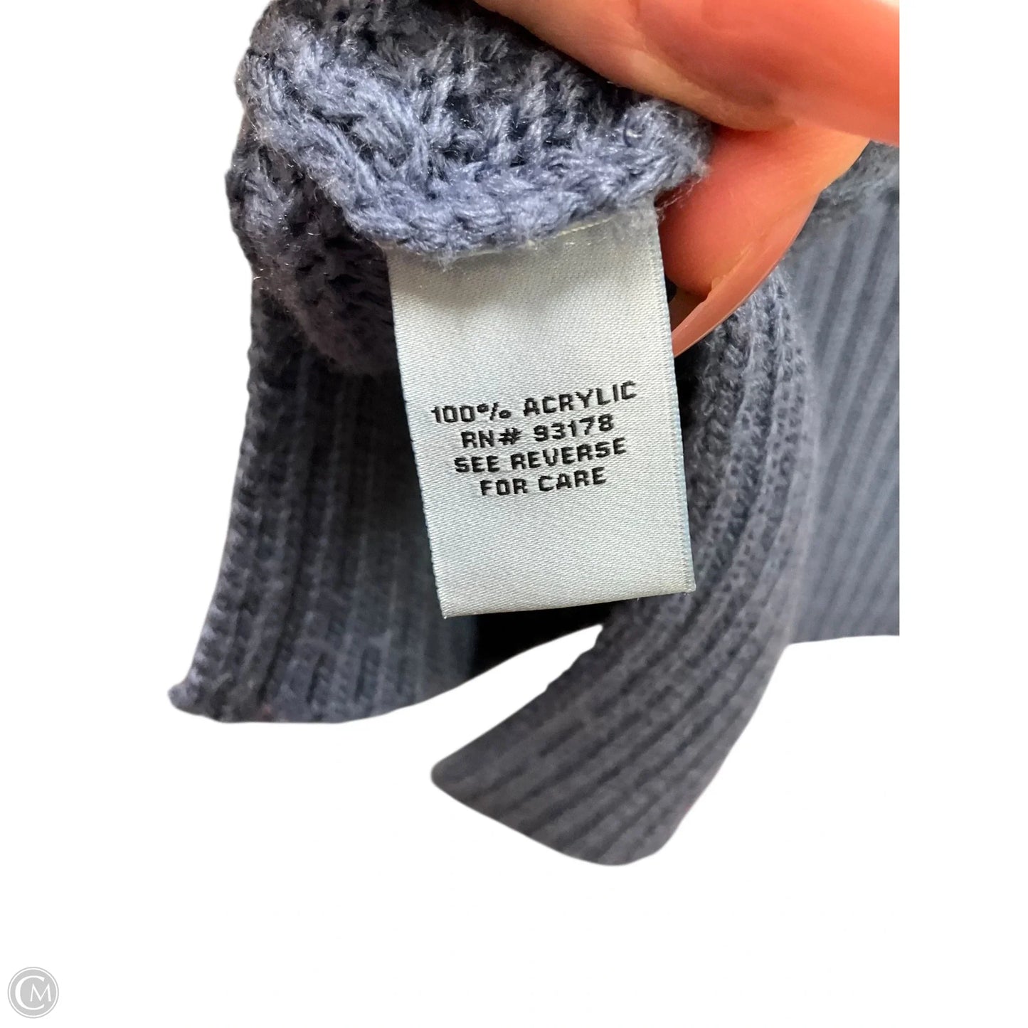 Sweater By Joan Vass In Blue, Size: S