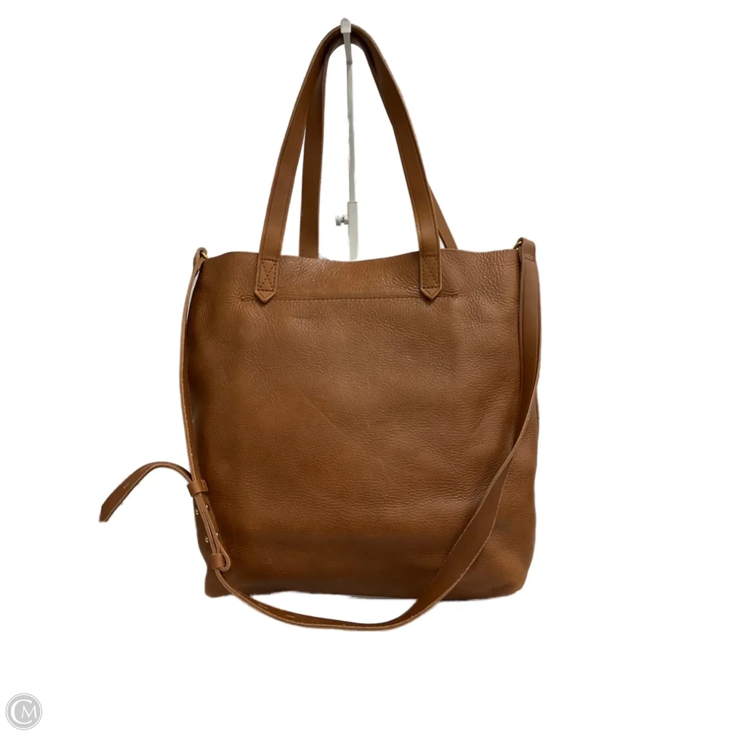 Handbag Leather By Madewell, Size: Large
