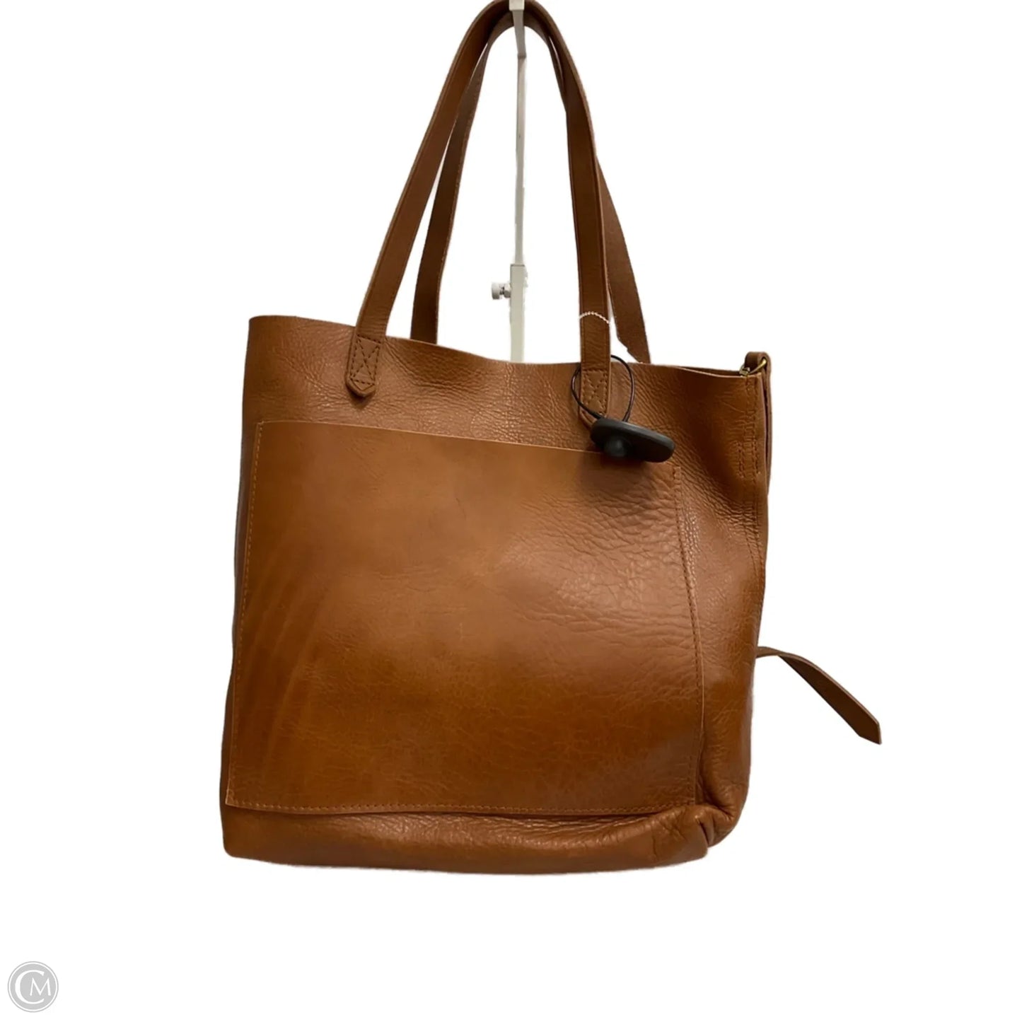 Handbag Leather By Madewell, Size: Large