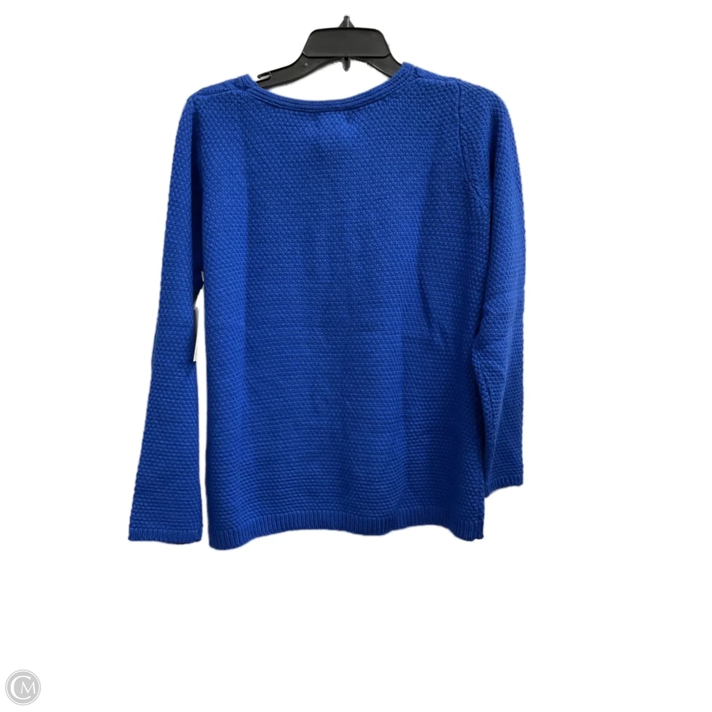 Sweater By Croft And Barrow In Blue, Size: Mp