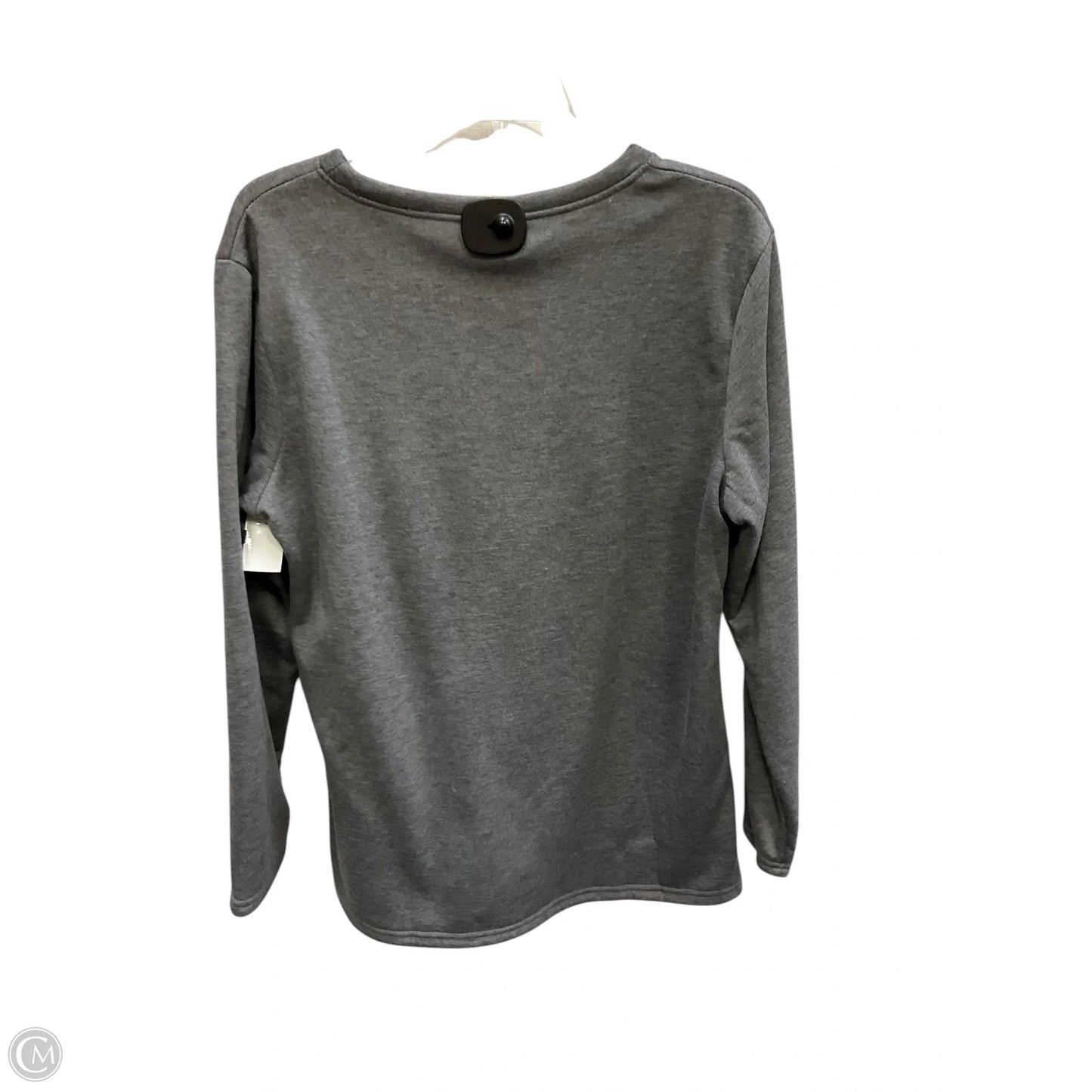 Top Long Sleeve Basic By Clothes Mentor In Grey, Size: Xl