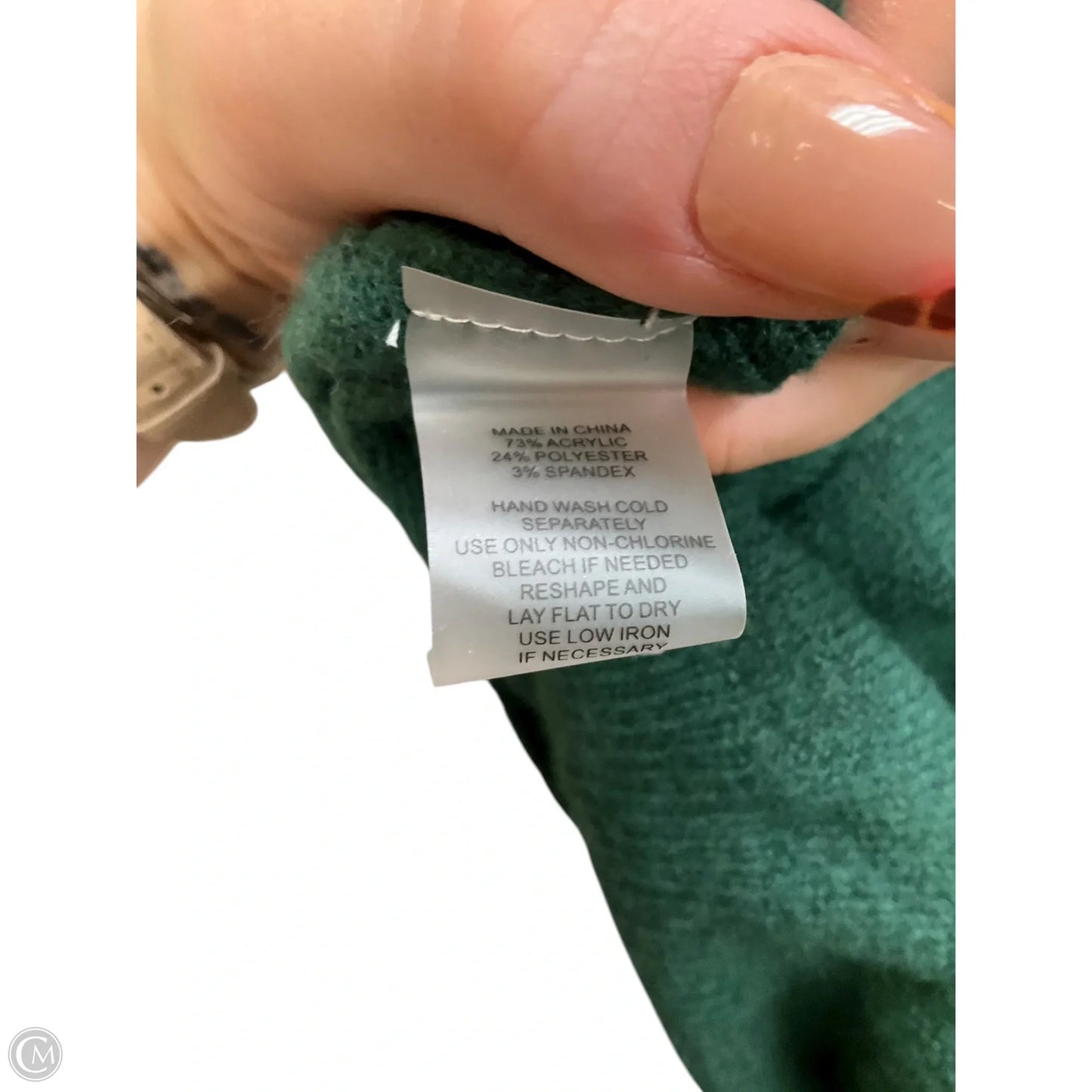 Sweater By Vince Camuto In Green, Size: M