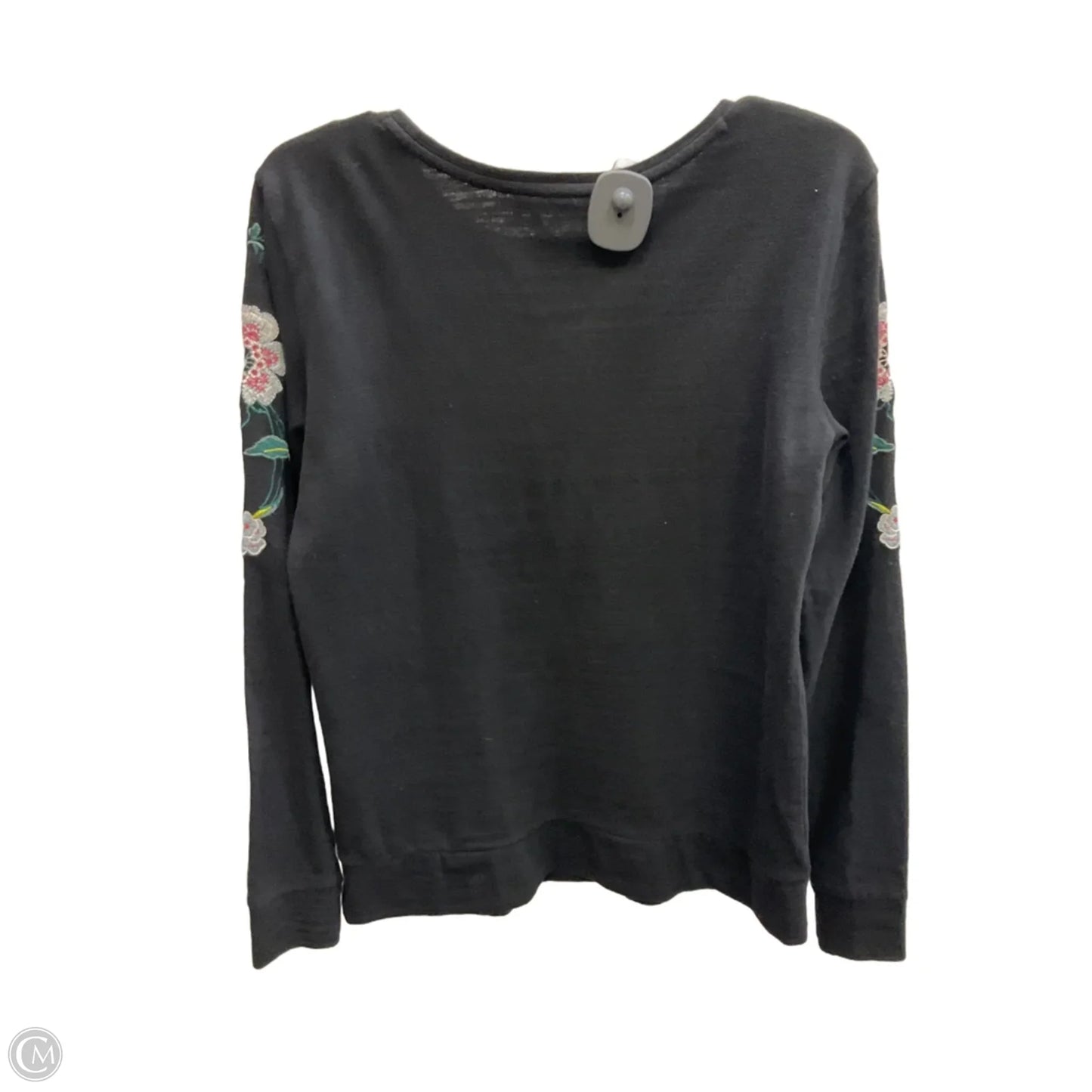Top Long Sleeve By Loft In Black, Size: S