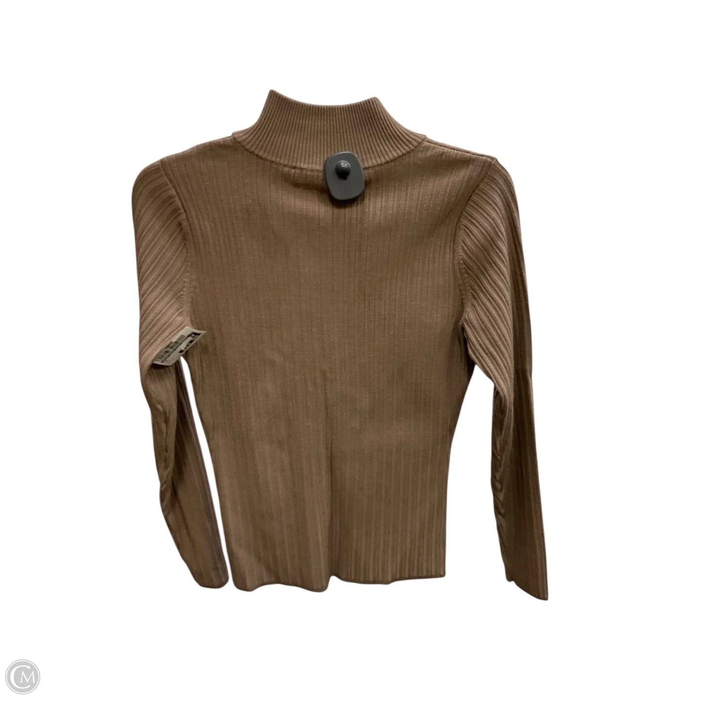 Top Long Sleeve By White House Black Market In Tan, Size: S