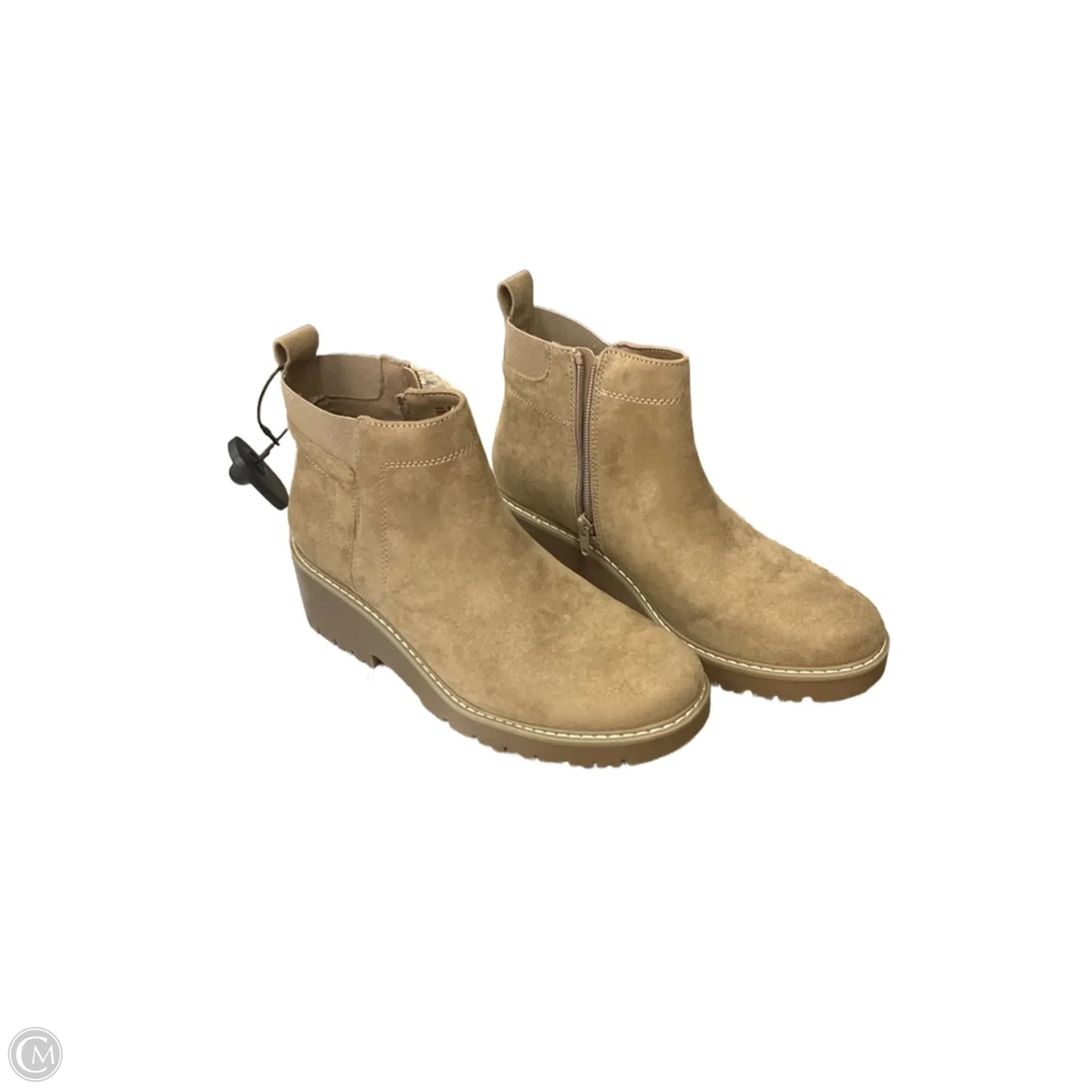 Boots Ankle Heels By Sonoma In Tan, Size: 9.5