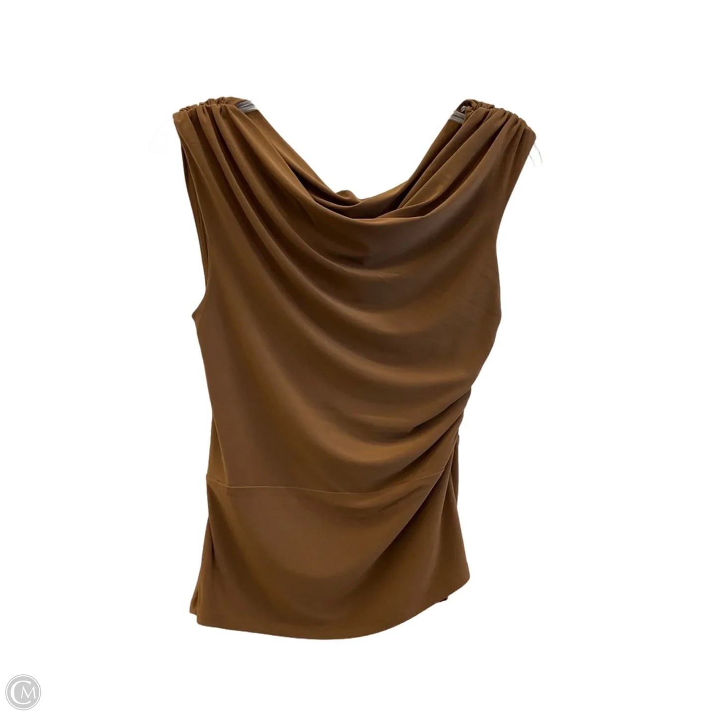 Top Sleeveless By Babaton In Brown, Size: M