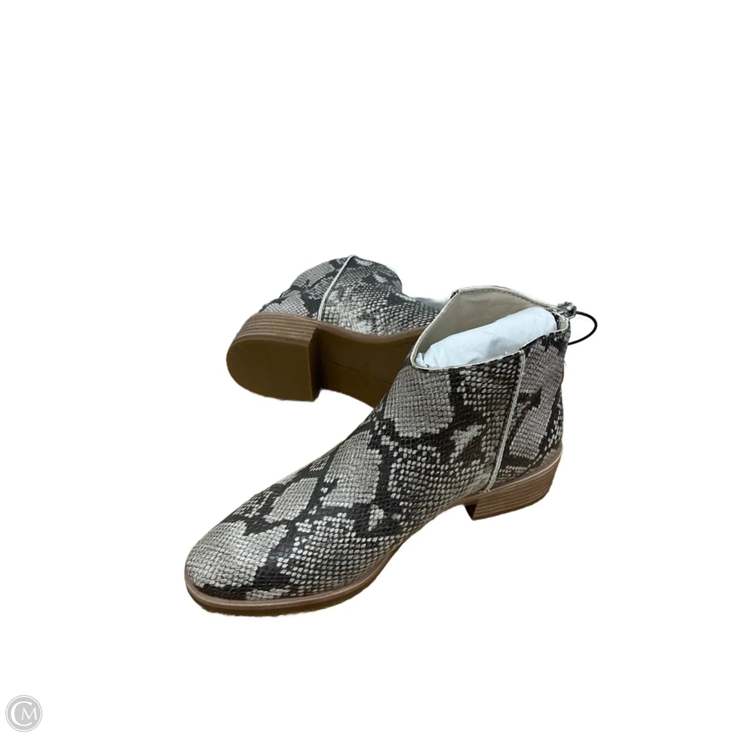 Boots Ankle Heels By Dolce Vita In Snakeskin Print, Size: 8.5
