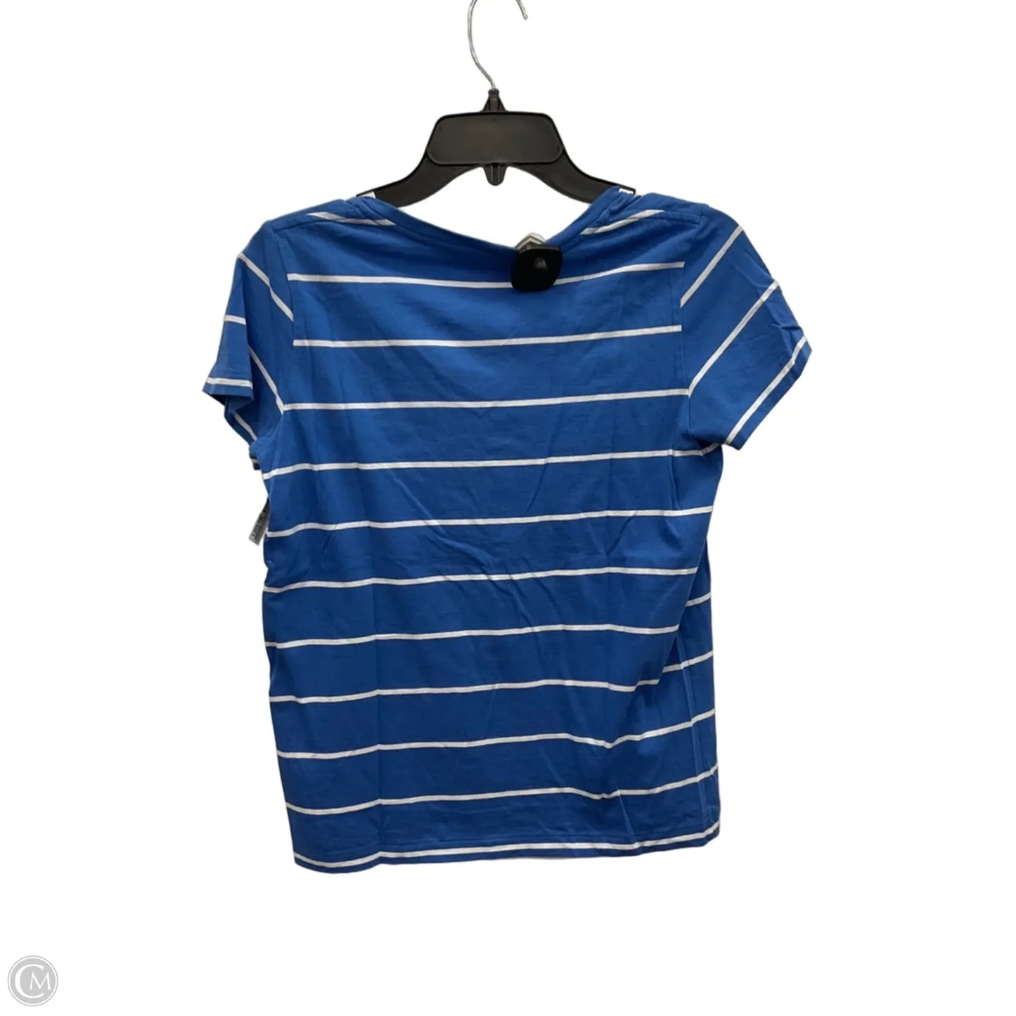 Top Short Sleeve Basic By Polo Ralph Lauren In Striped Pattern, Size: M
