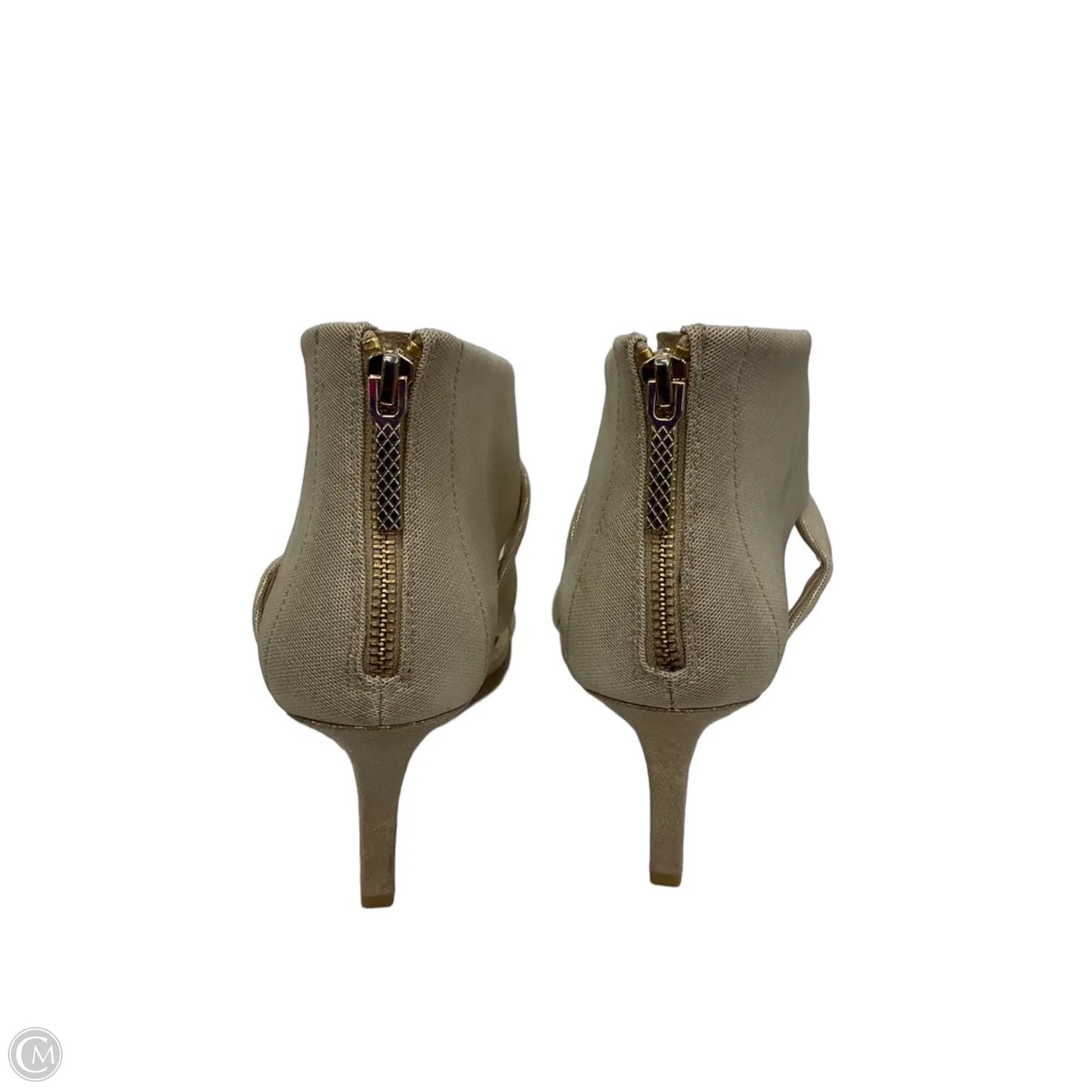 Sandals Heels Stiletto By Donald Pliner In Gold, Size: 10