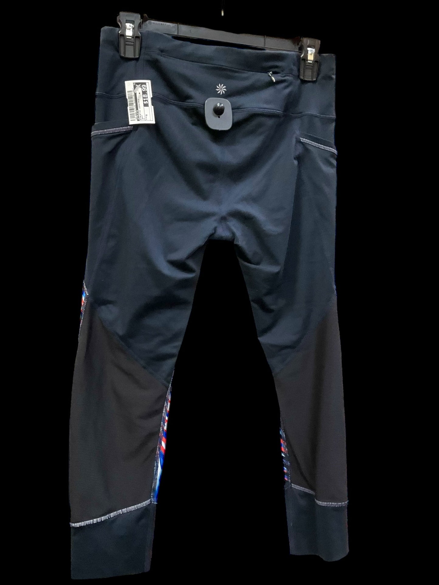 Athletic Leggings By Athleta In Navy, Size: M