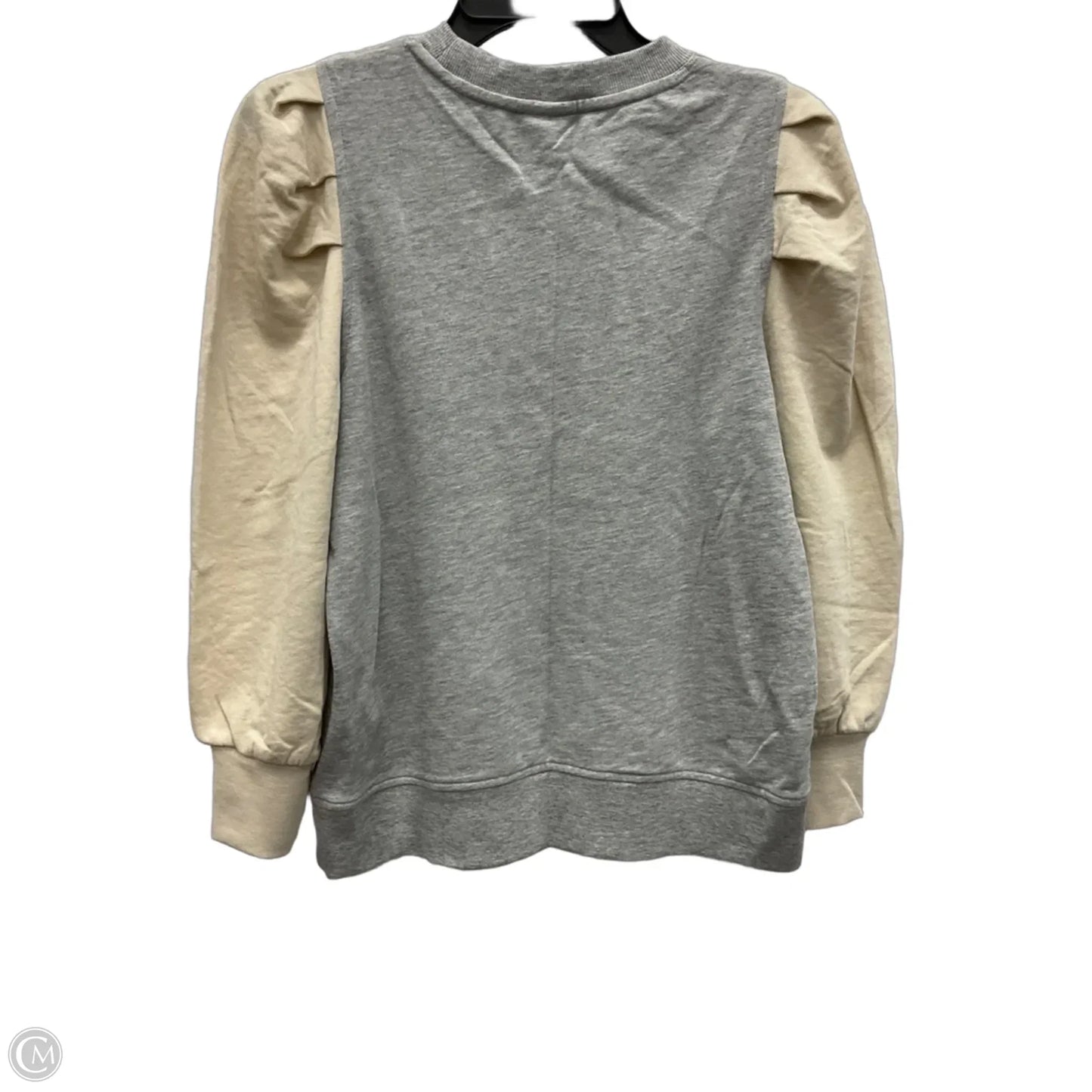 Top Long Sleeve By Who What Wear In Grey, Size: S