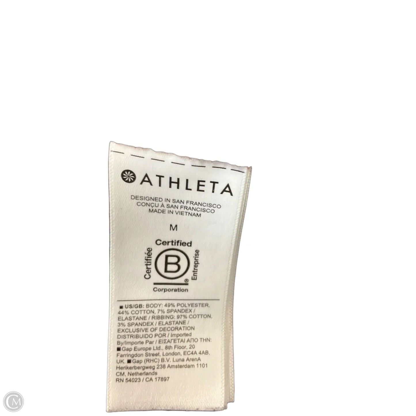Athletic Jacket By Athleta In Brown, Size: M