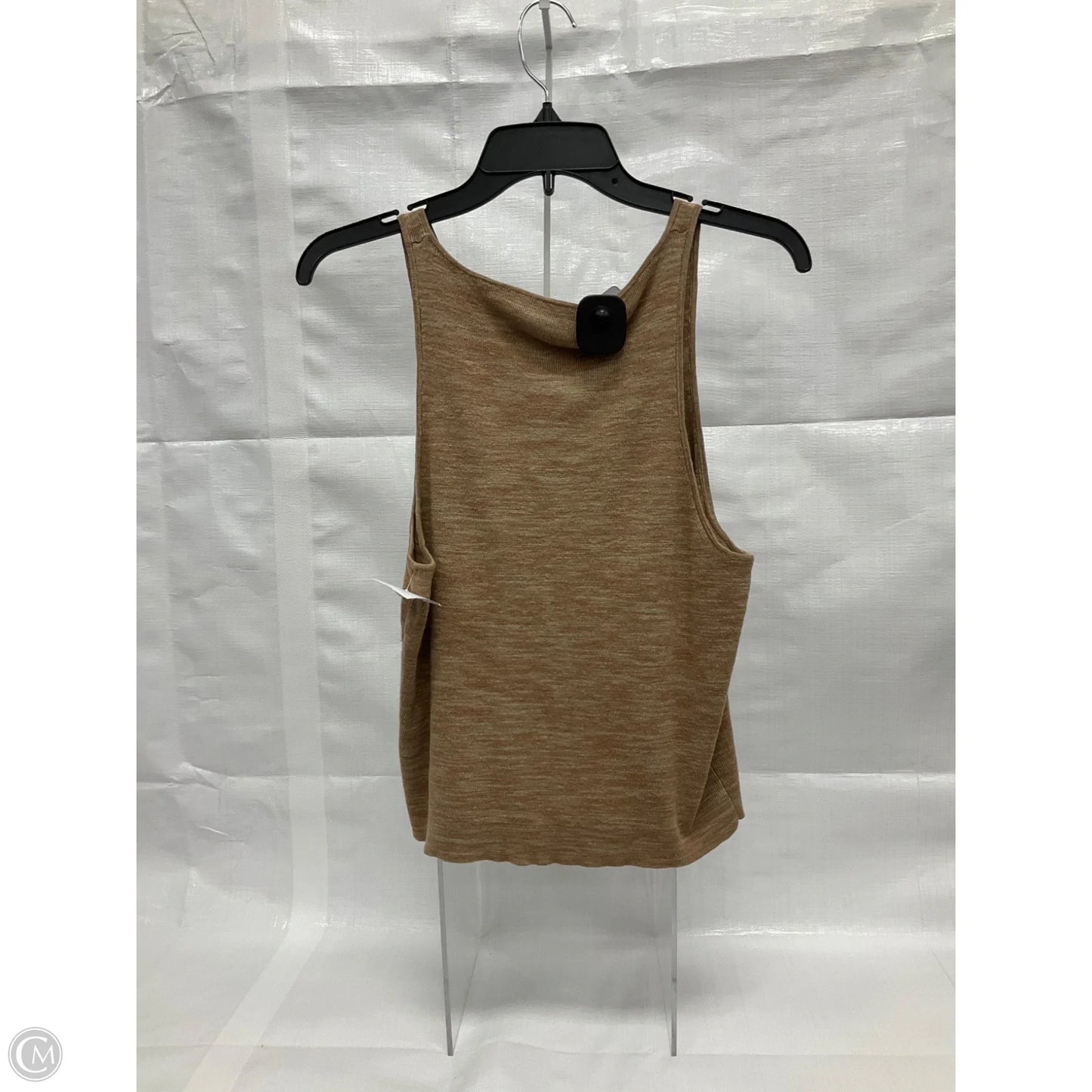 Top Sleeveless By J. Crew In Tan, Size: L