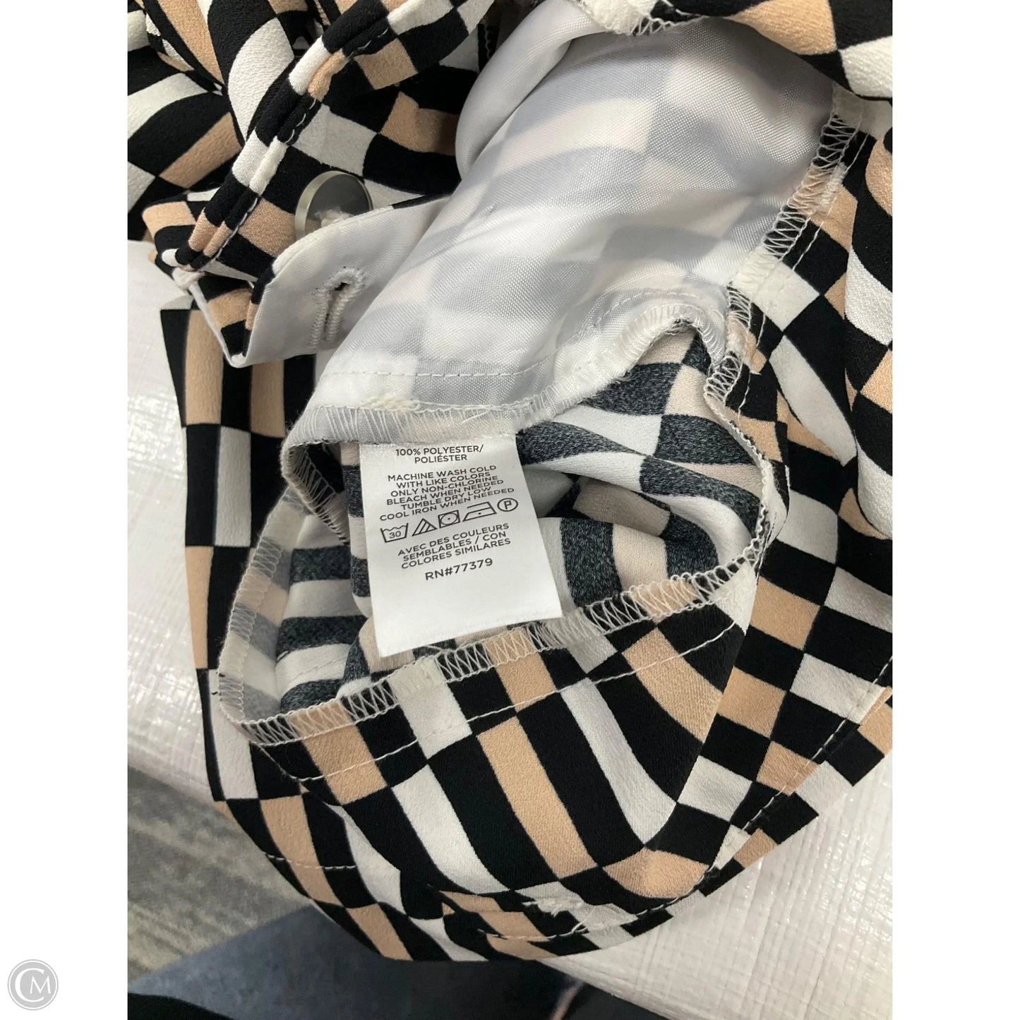 Shorts By Ann Taylor In Black & Tan, Size: 16