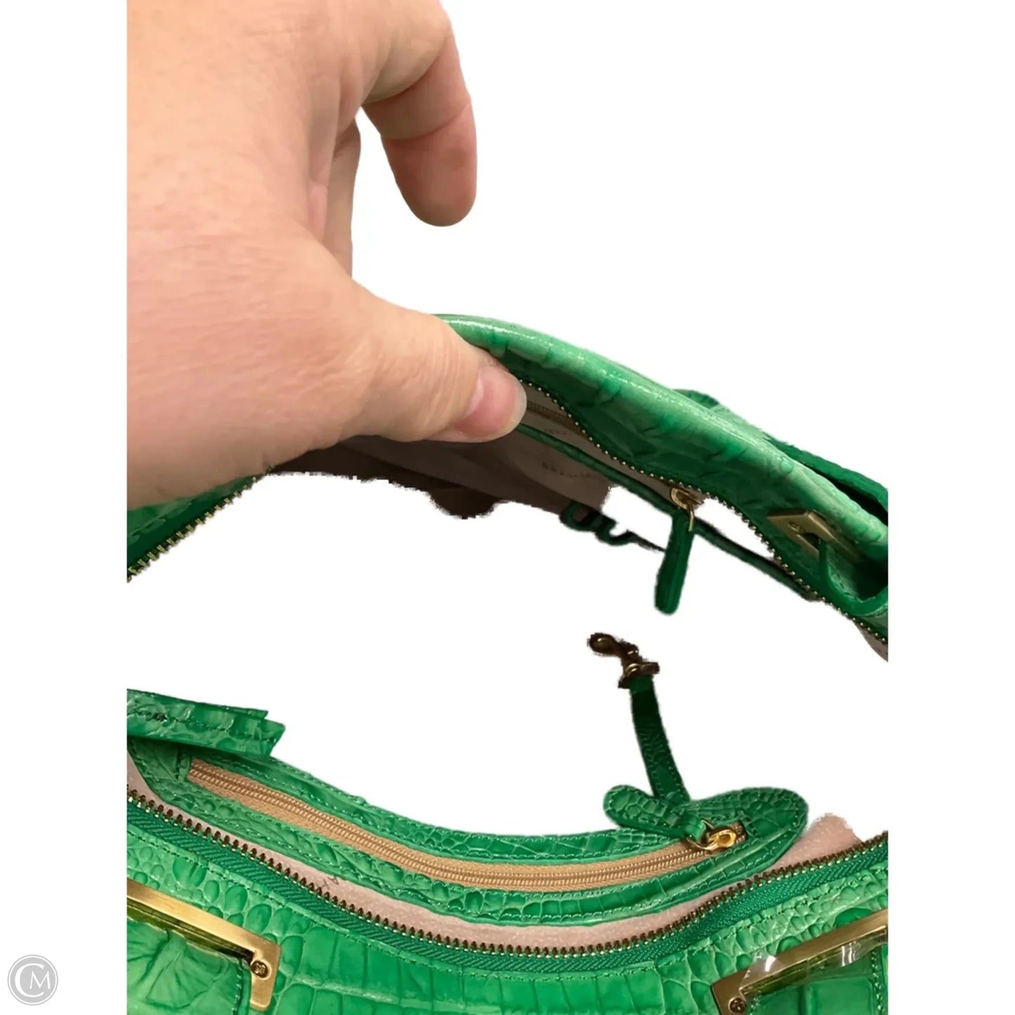 Handbag Designer By Brahmin, Size: Large