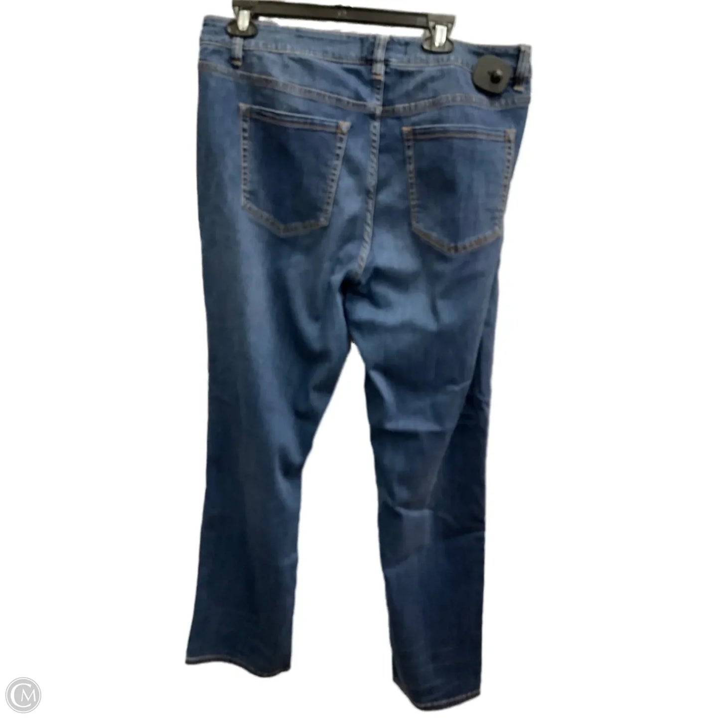 Jeans Straight By Lane Bryant In Blue Denim, Size: 18