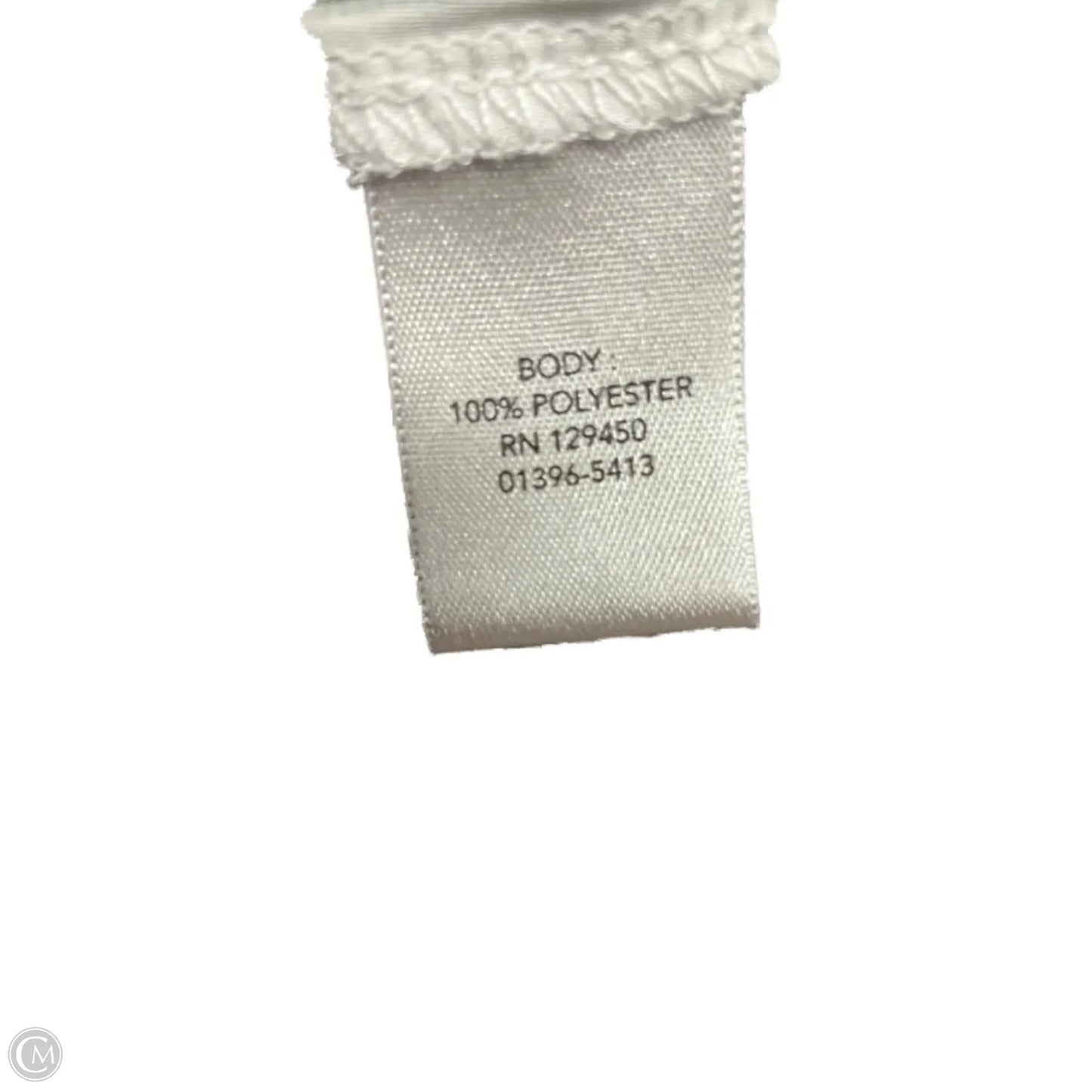 Top Short Sleeve By Christopher And Banks In Floral Print, Size: L